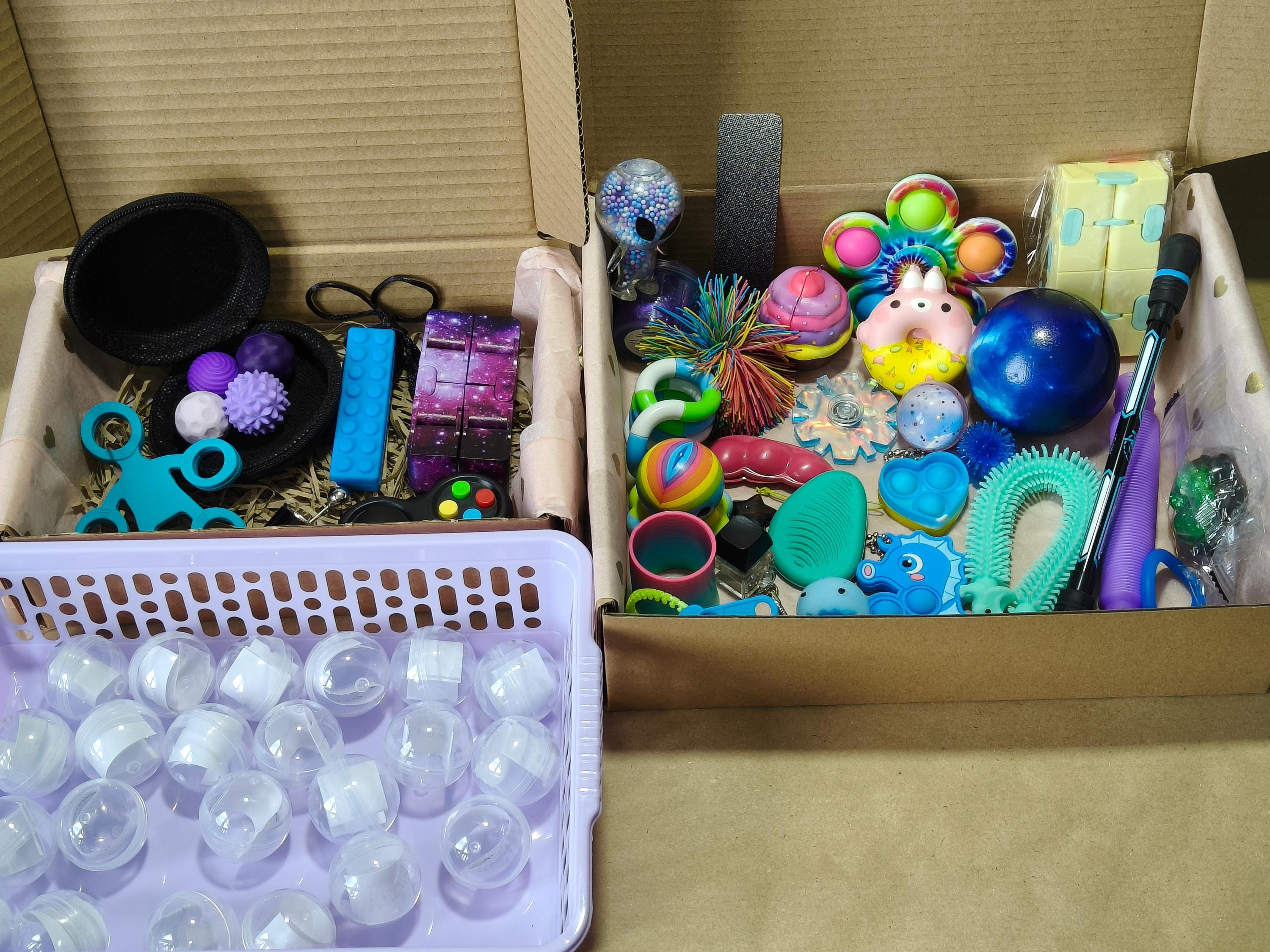 Mystery Surprise Fidget Box - Capsule ball selected - Instagram video selection - Adult/older children fidget toys