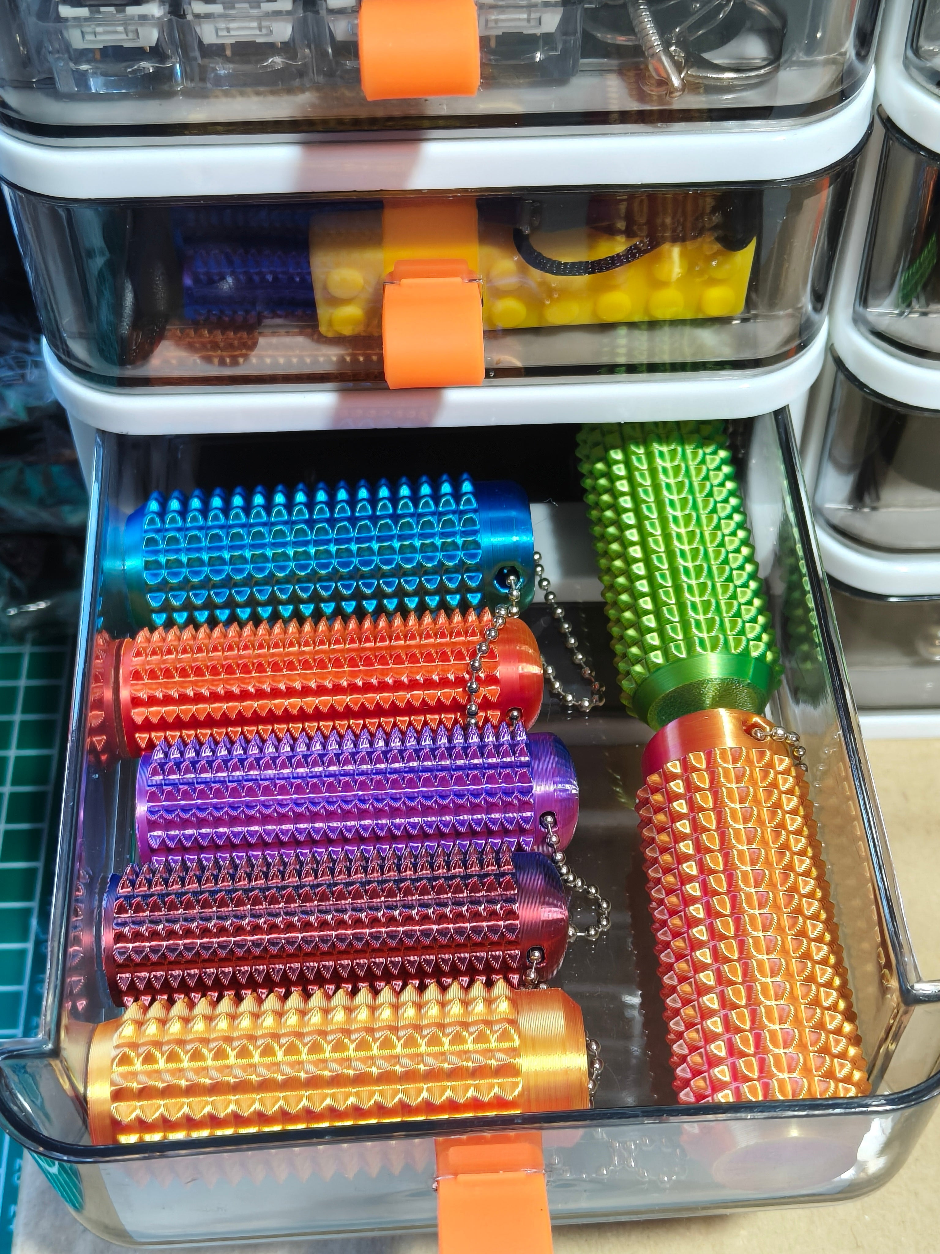 Spiky Grip Keychain - Pain Stim Fidget