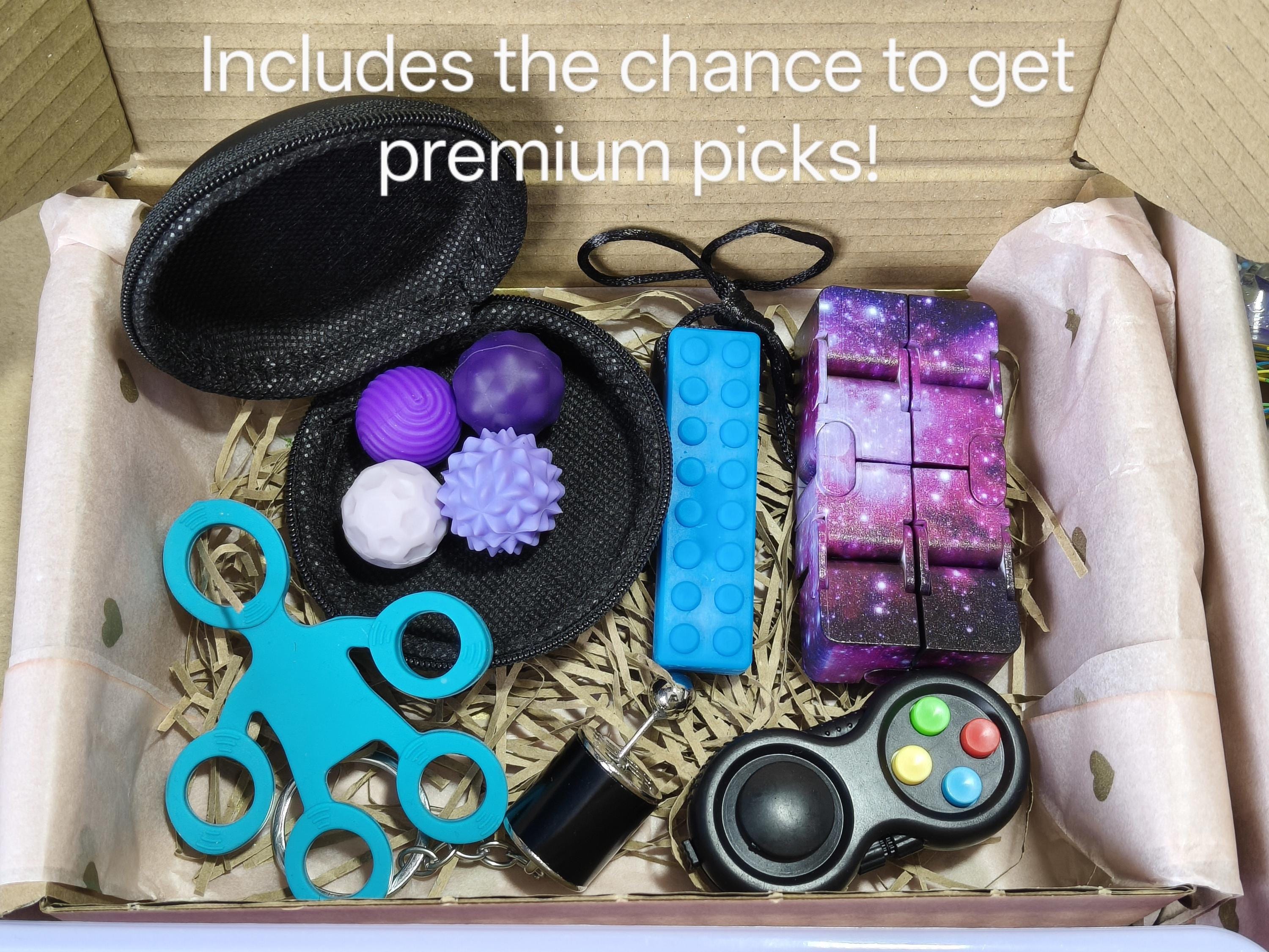 Mystery Surprise Fidget Box - Capsule ball selected - Instagram video selection - Adult/older children fidget toys