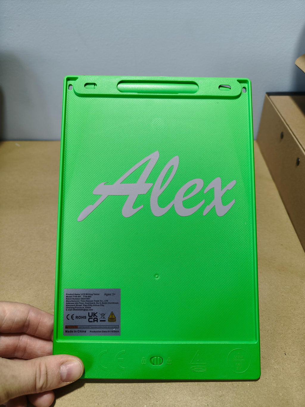 Drawing Tablet - Kids Gift - Doodle Pad With Pen - Personaliseable