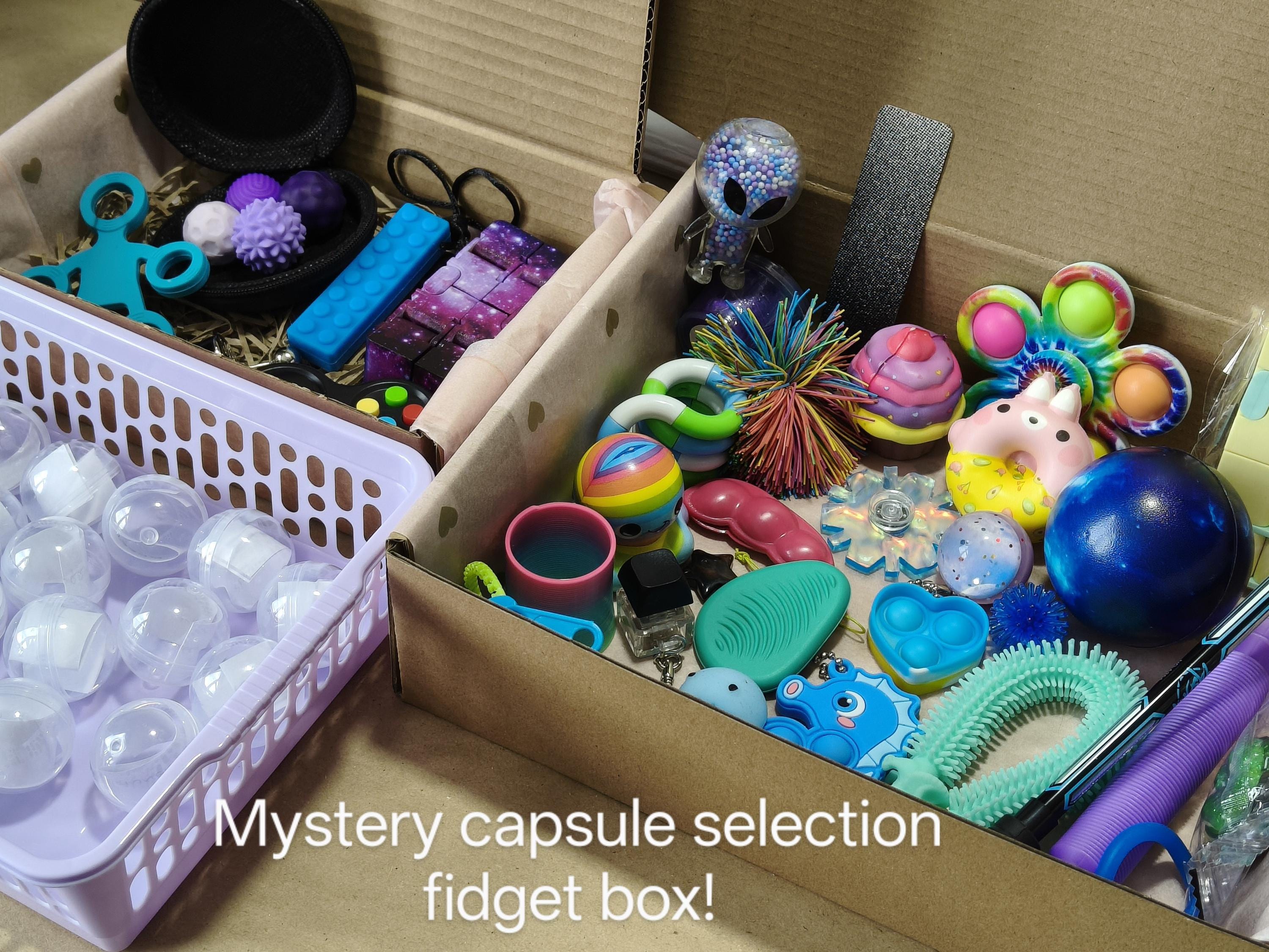 Mystery Surprise Fidget Box - Capsule ball selected - Instagram video selection - Adult/older children fidget toys