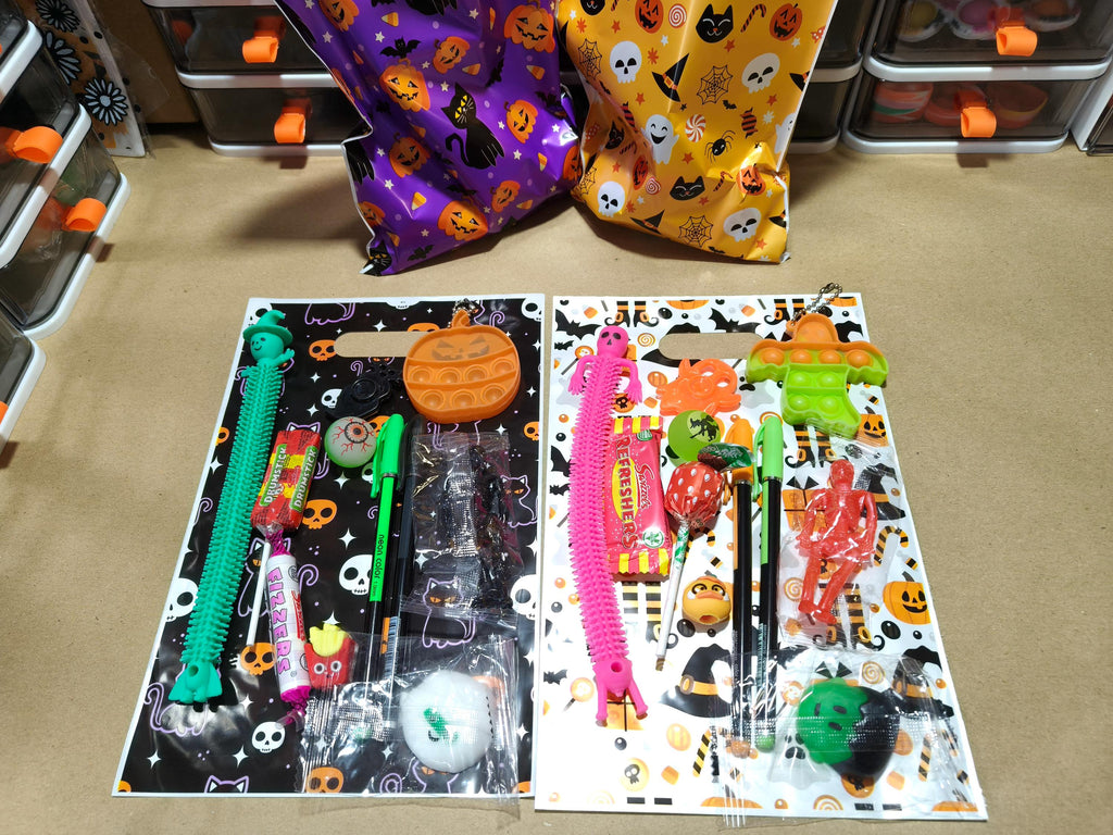 Pre-Filled Halloween Fidget Gift Bag - Party Bag - Halloween Favour - Presents - Fidget Busy Bag - Kids
