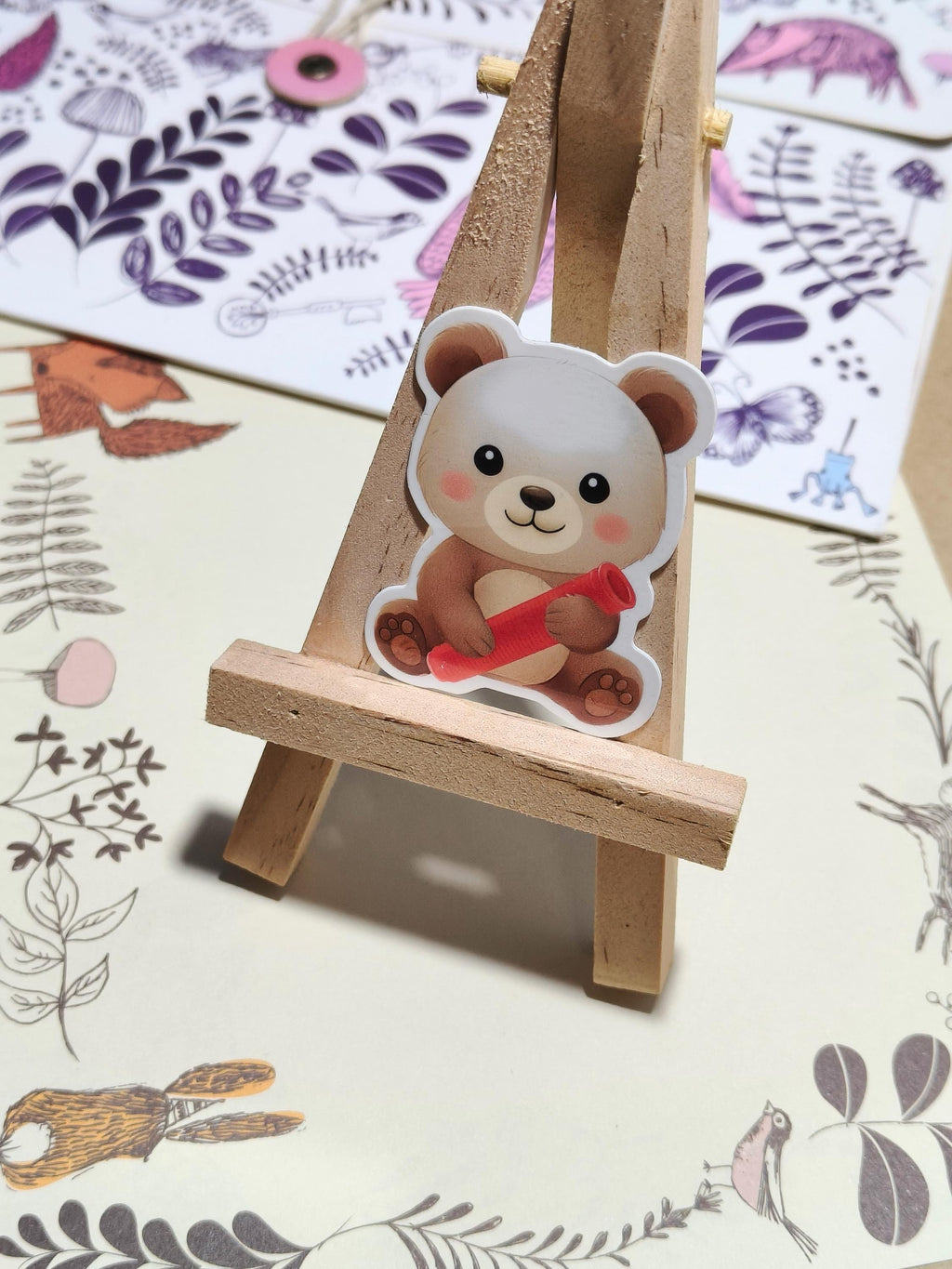 Vinyl Colourful Sticker Set - Fidget animals - Raccoon, otter, frog, cat, fish etc - Matte Laminated Stickers - Handmade - Water resistant