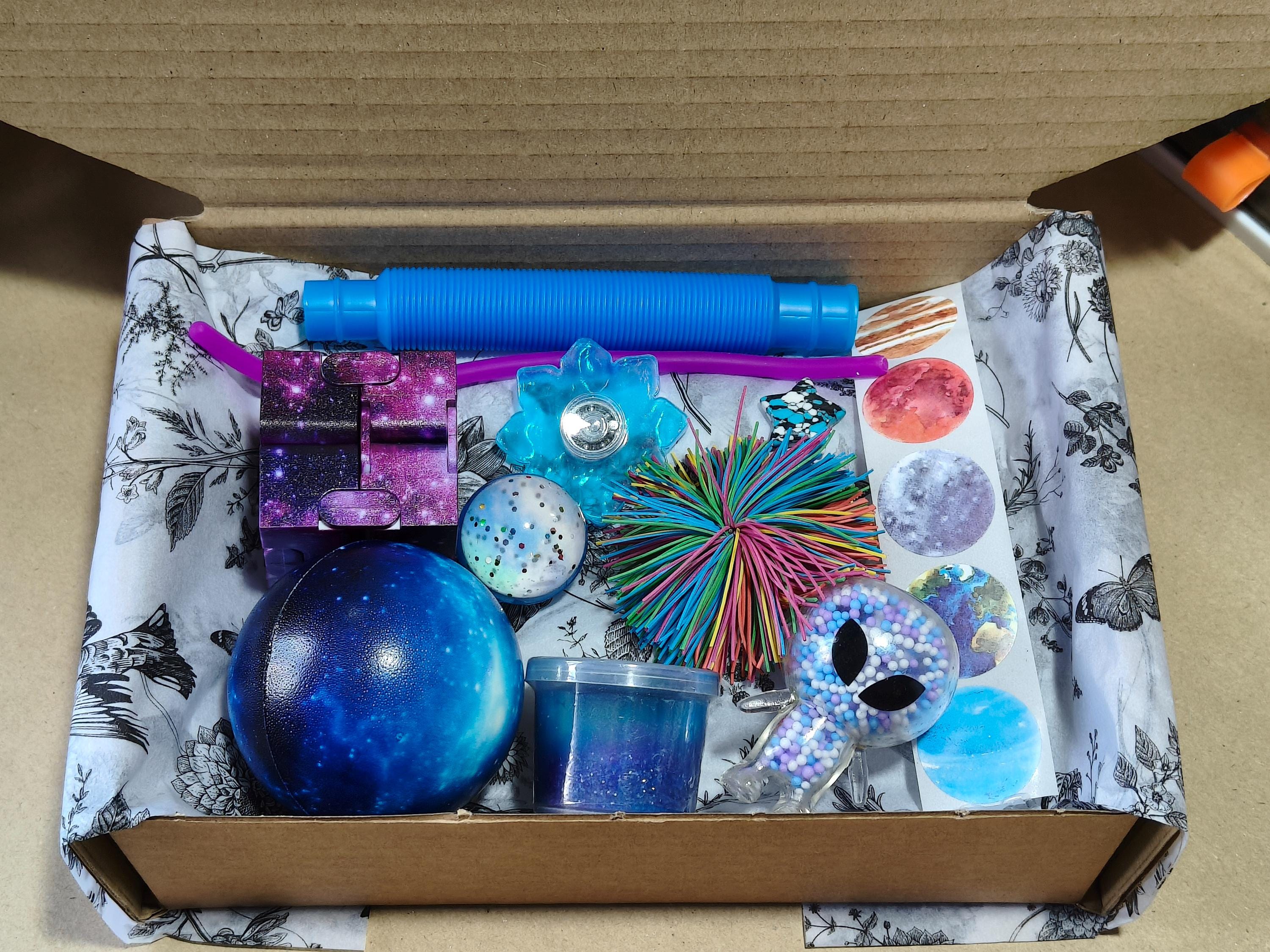 Fidget Box - Space Galaxy - Adult/older children fidget toys