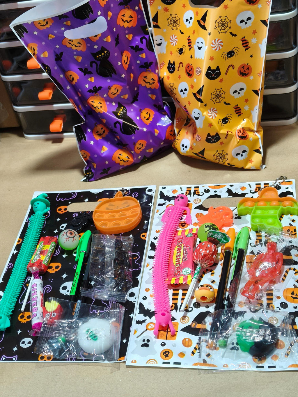 Pre-Filled Halloween Fidget Gift Bag - Party Bag - Halloween Favour - Presents - Fidget Busy Bag - Kids