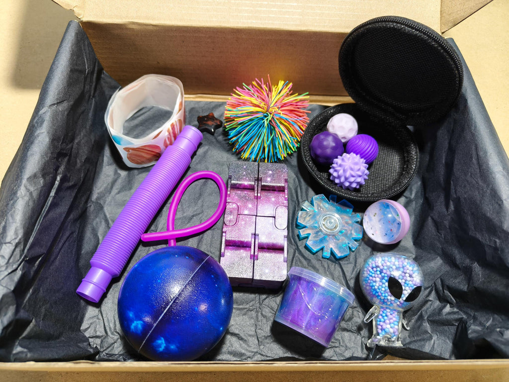 Fidget Box - Space Galaxy - Adult/older children fidget toys