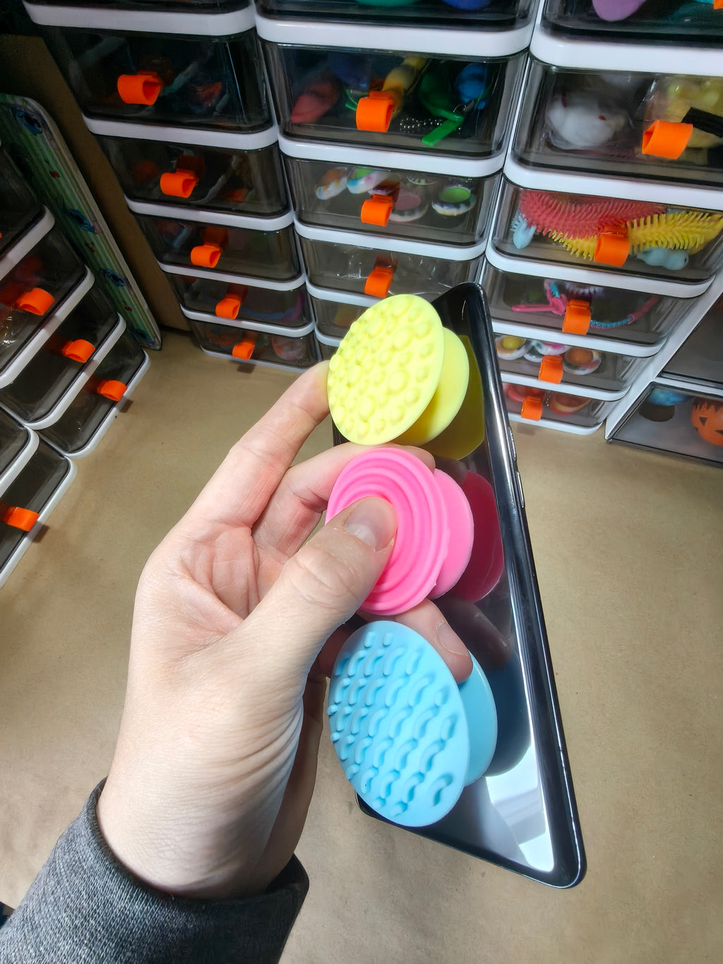 Suction Cup Silicone Worry Grip - Phone Grip - Fidget Sensory
