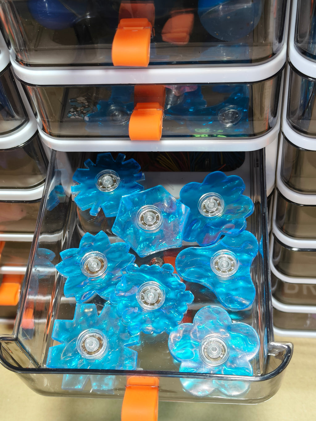 Mini Fidget Spinner - Blue Ice - Various Shapes