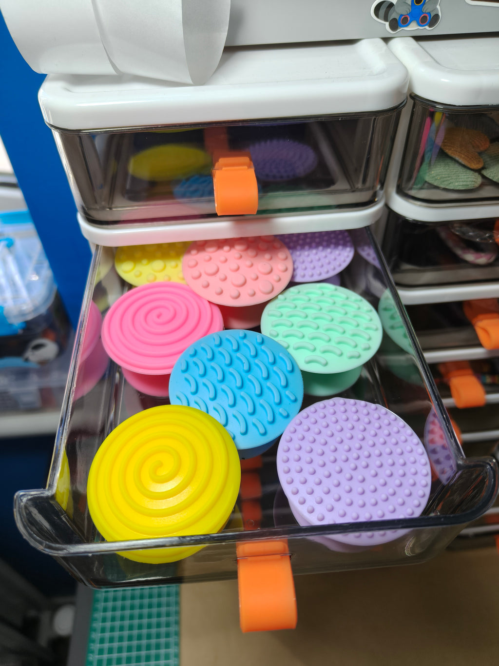 Suction Cup Silicone Worry Grip - Phone Grip - Fidget Sensory