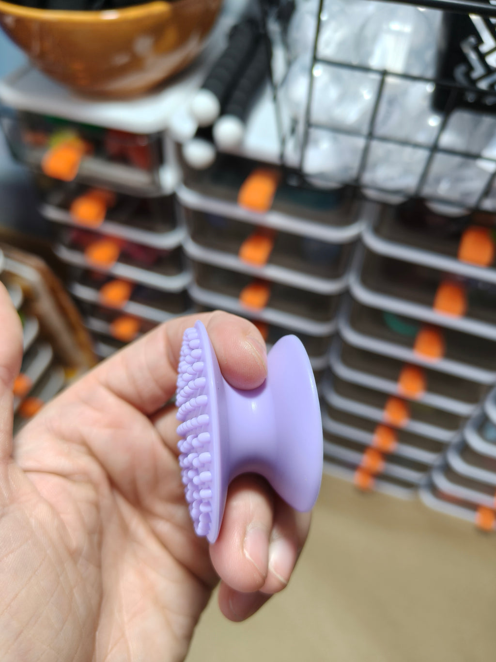 Suction Cup Silicone Worry Grip - Phone Grip - Fidget Sensory