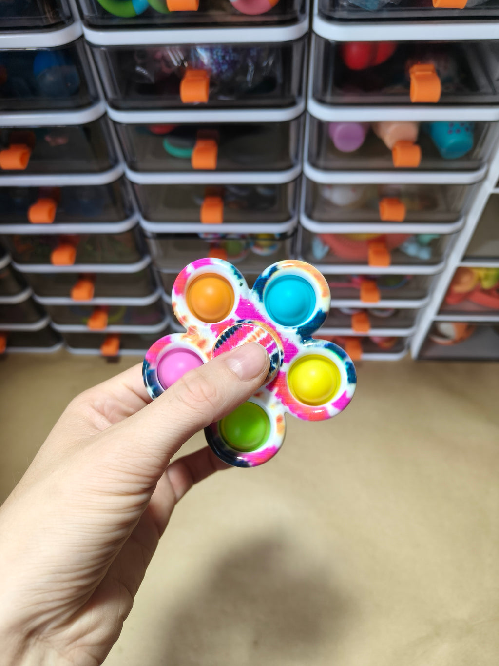 Fidget Spinner - MultiColour - Popit Dots