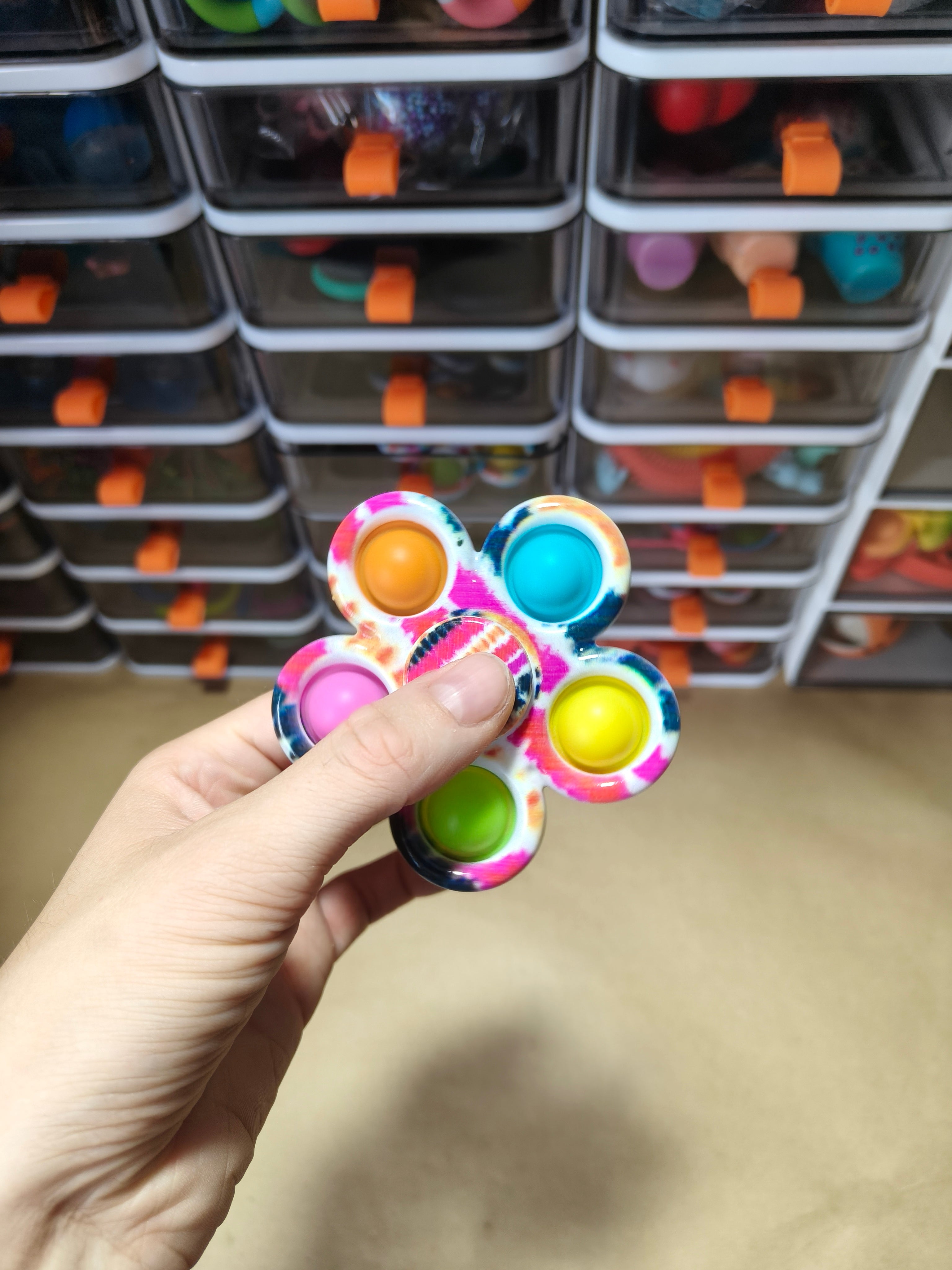 Fidget Spinner - MultiColour - Popit Dots