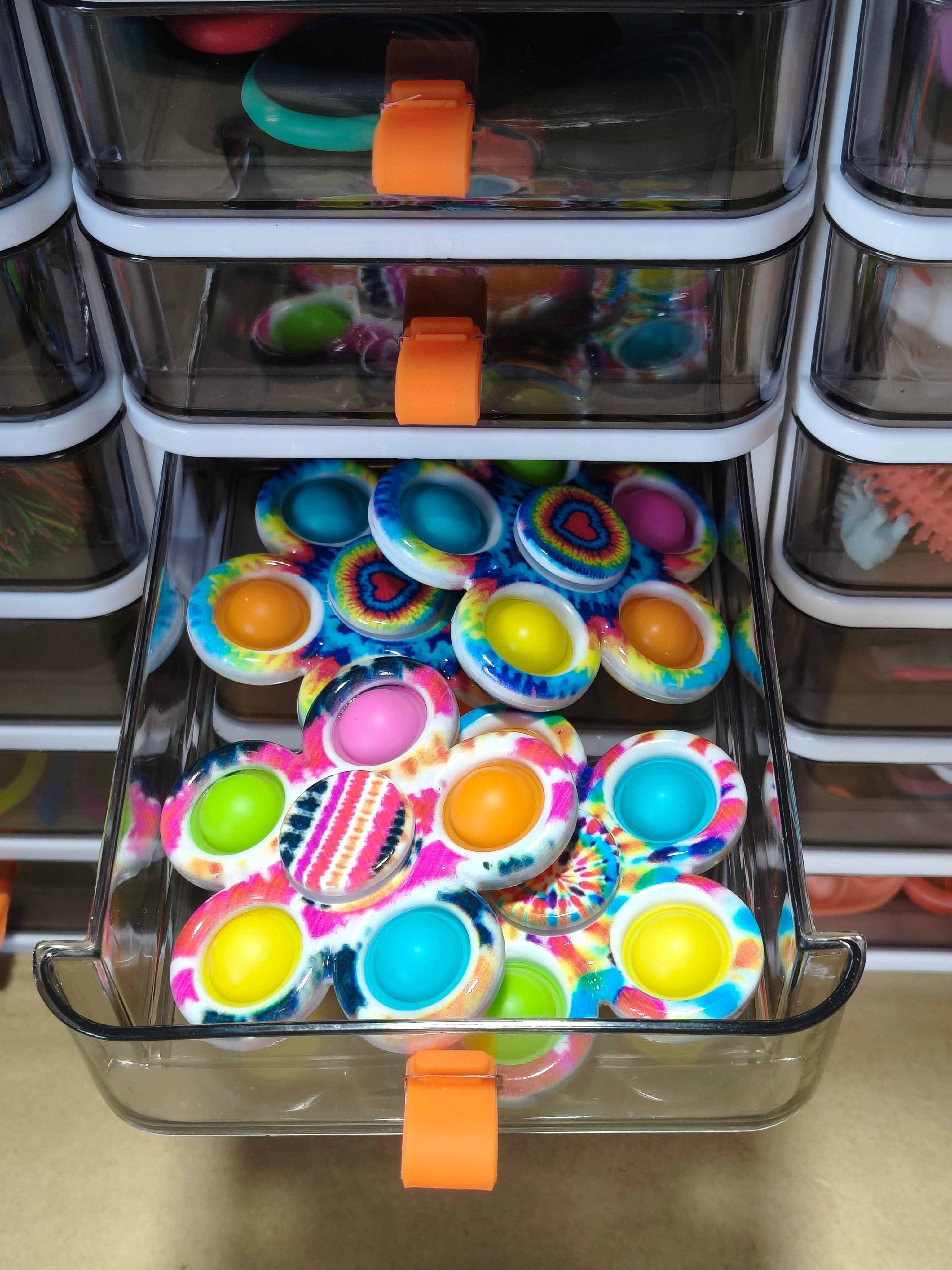 Fidget Spinner - MultiColour - Popit Dots