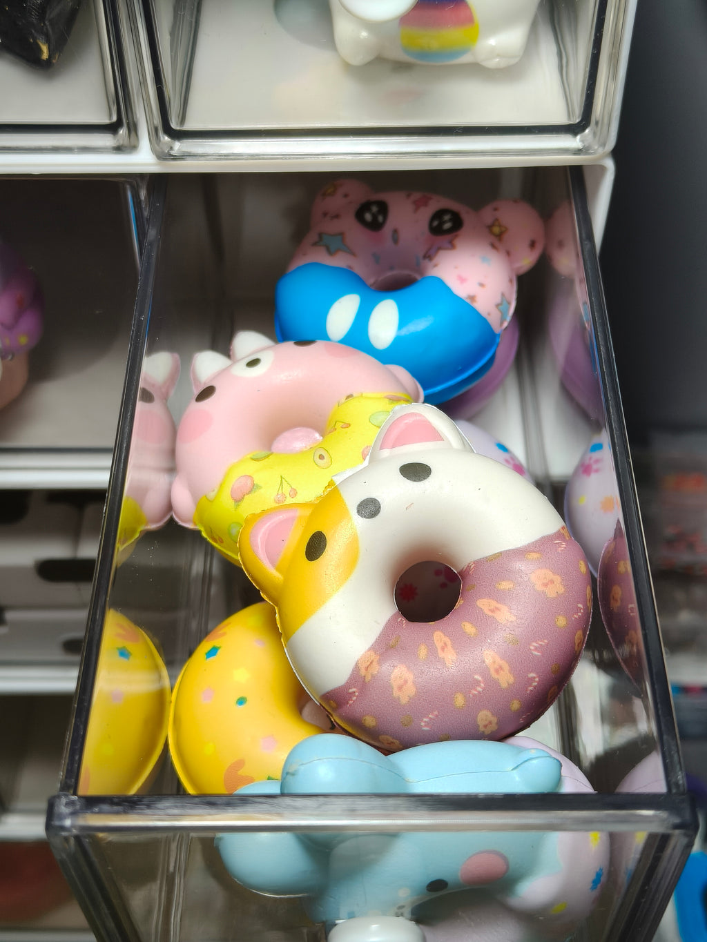 Squishy Fidget Surprise Set - Multicoloured - Cute Animal and Food Squishys