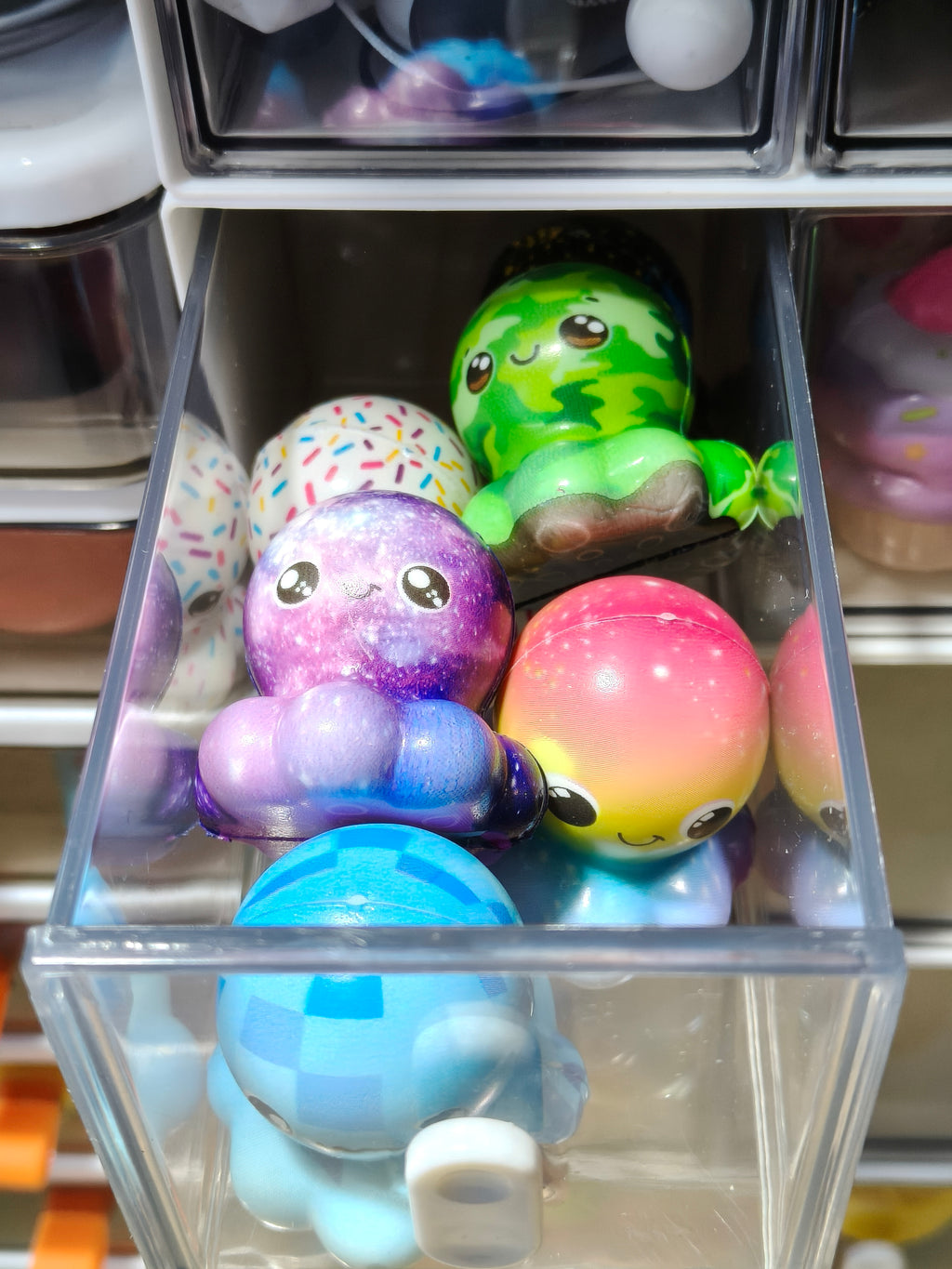 Squishy Fidget Surprise Set - Multicoloured - Cute Animal and Food Squishys