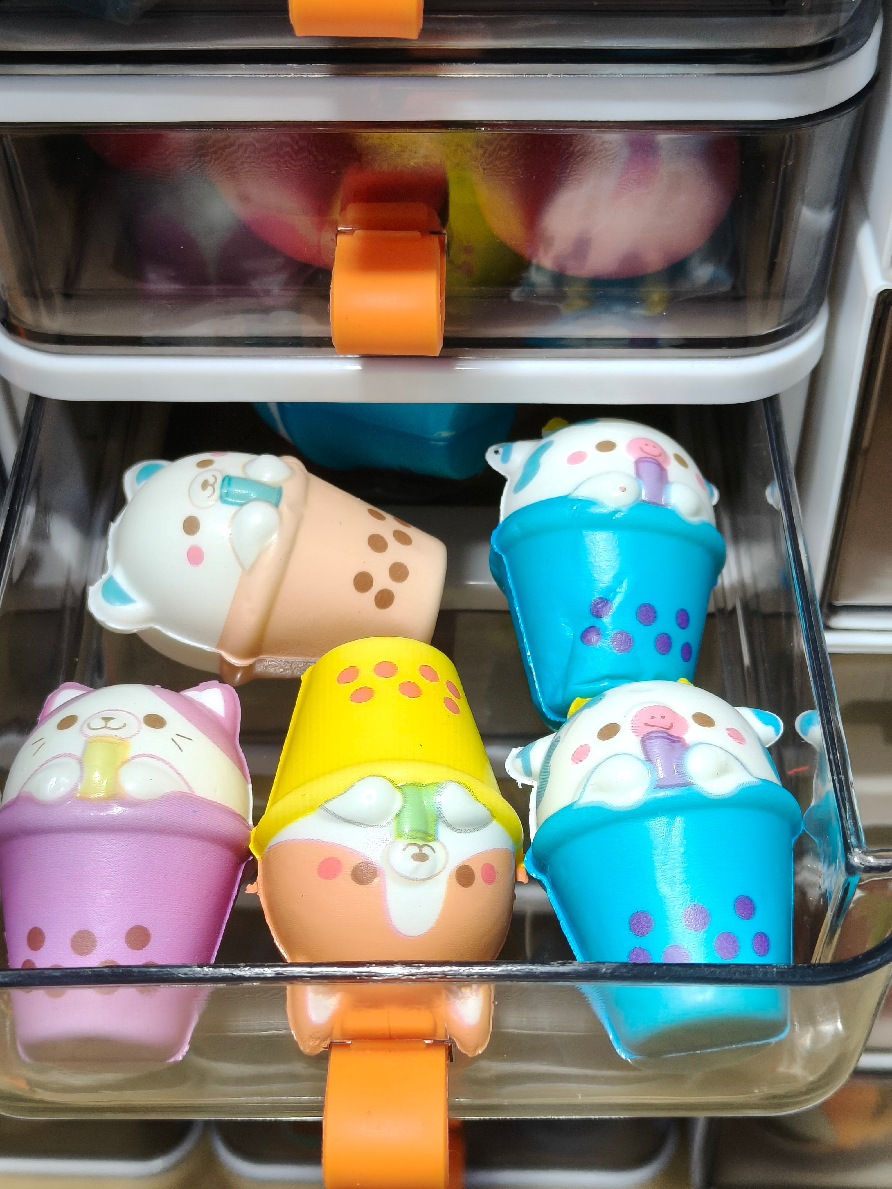 Squishy Fidget Surprise Set - Multicoloured - Cute Animal and Food Squishys