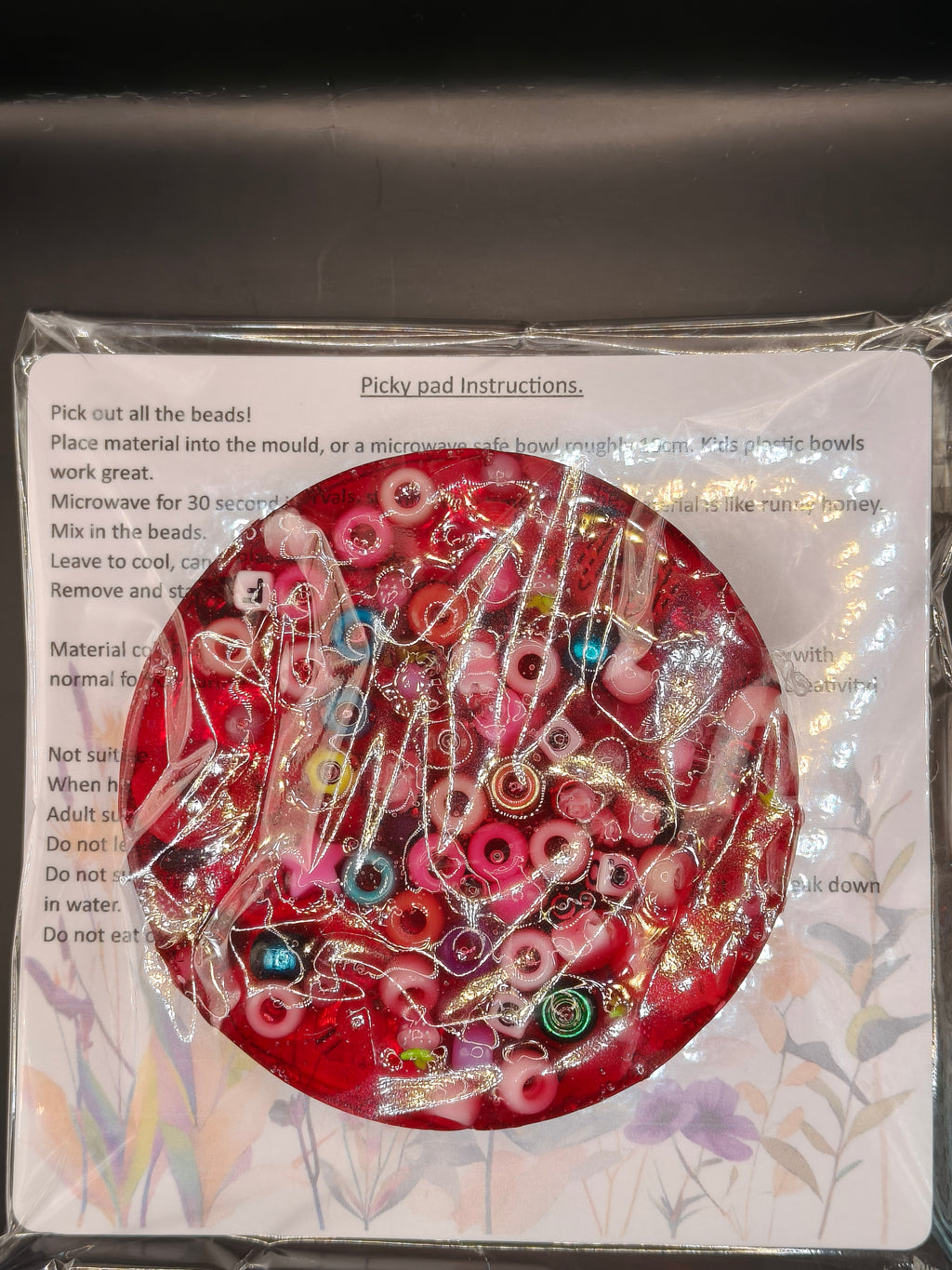 Reusable Picky Pad - Strawberry Donut - Up to 30 Uses - Remouldable