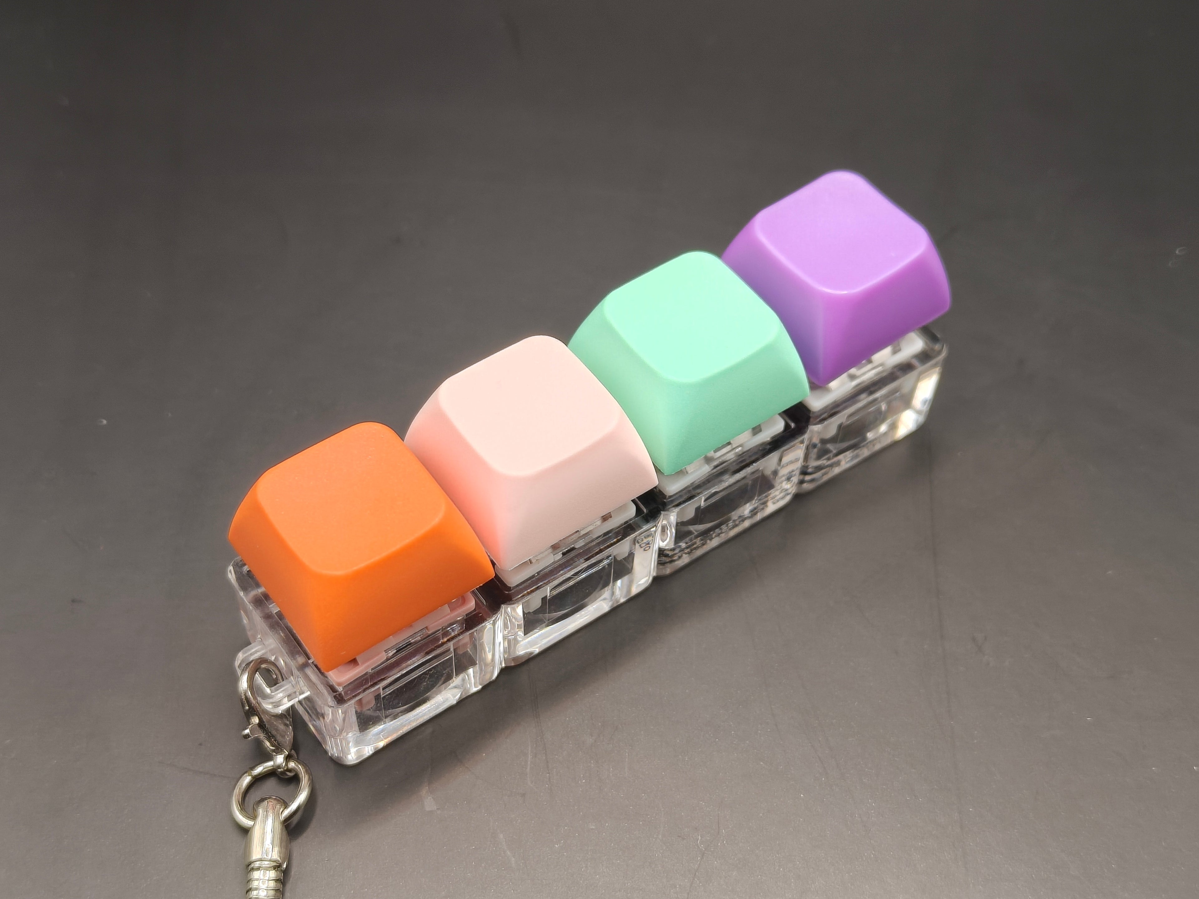 Custom 4-Way Keyboard Switch Fidget Keychain