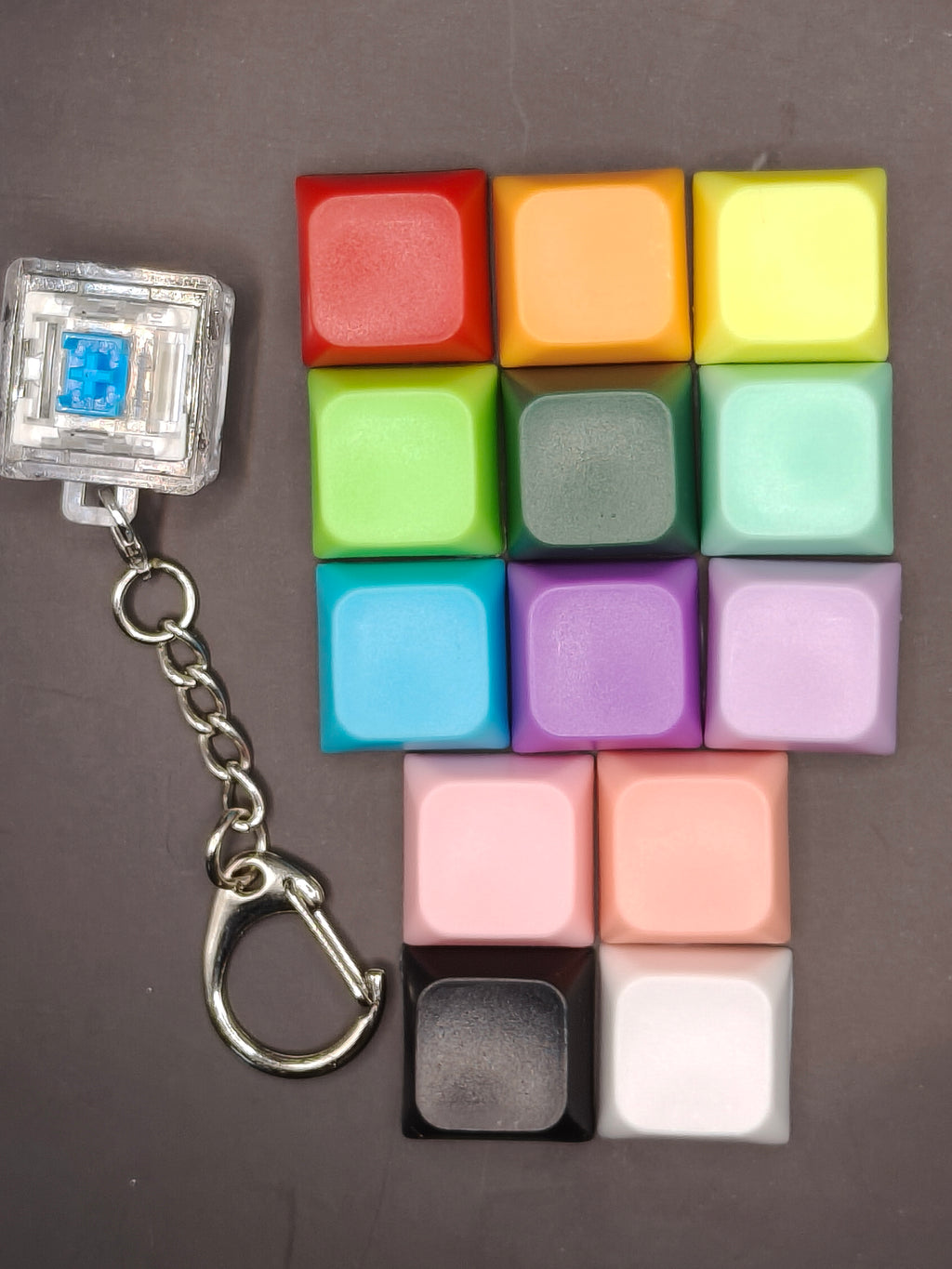 Custom Keyboard Switch Fidget Keychain