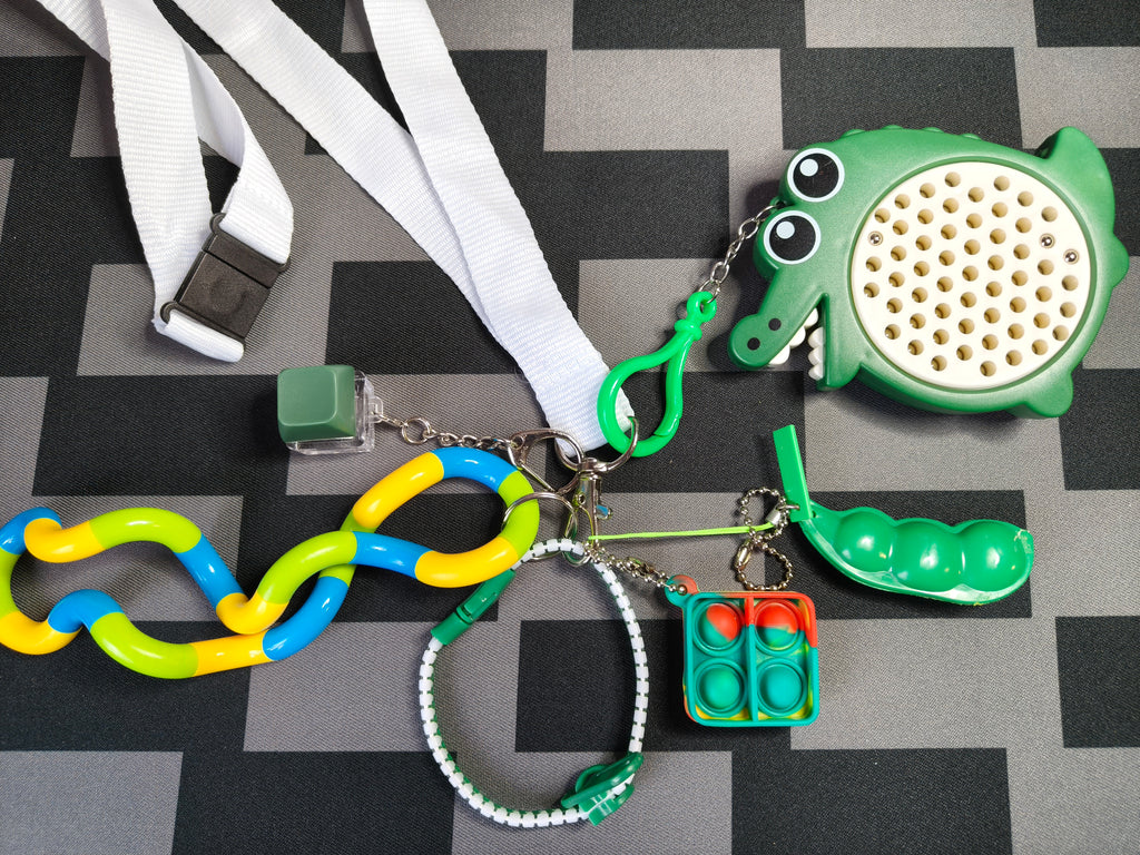Fidget Lanyard - Crocodile