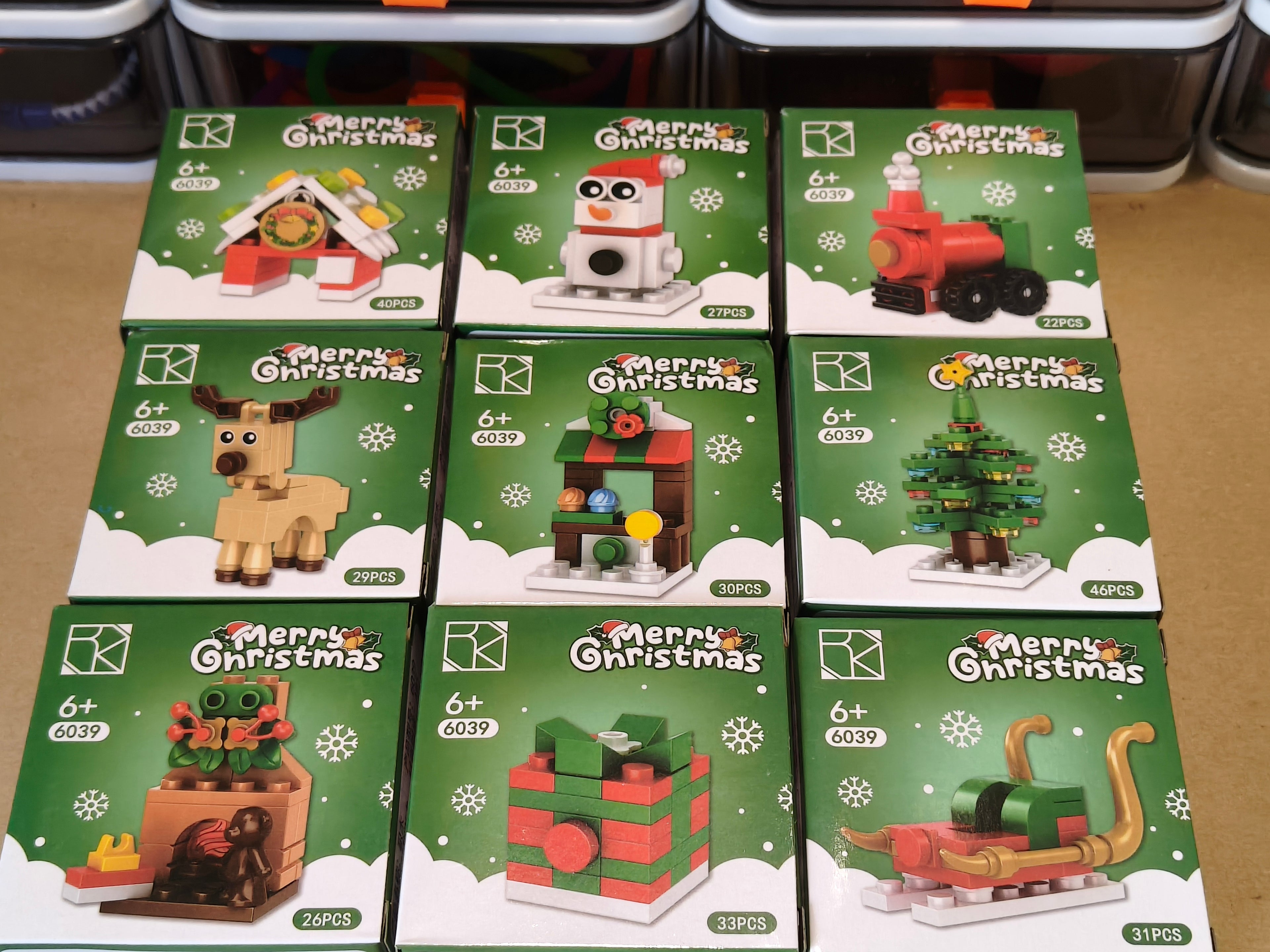 Christmas Mini Building Blocks Sets
