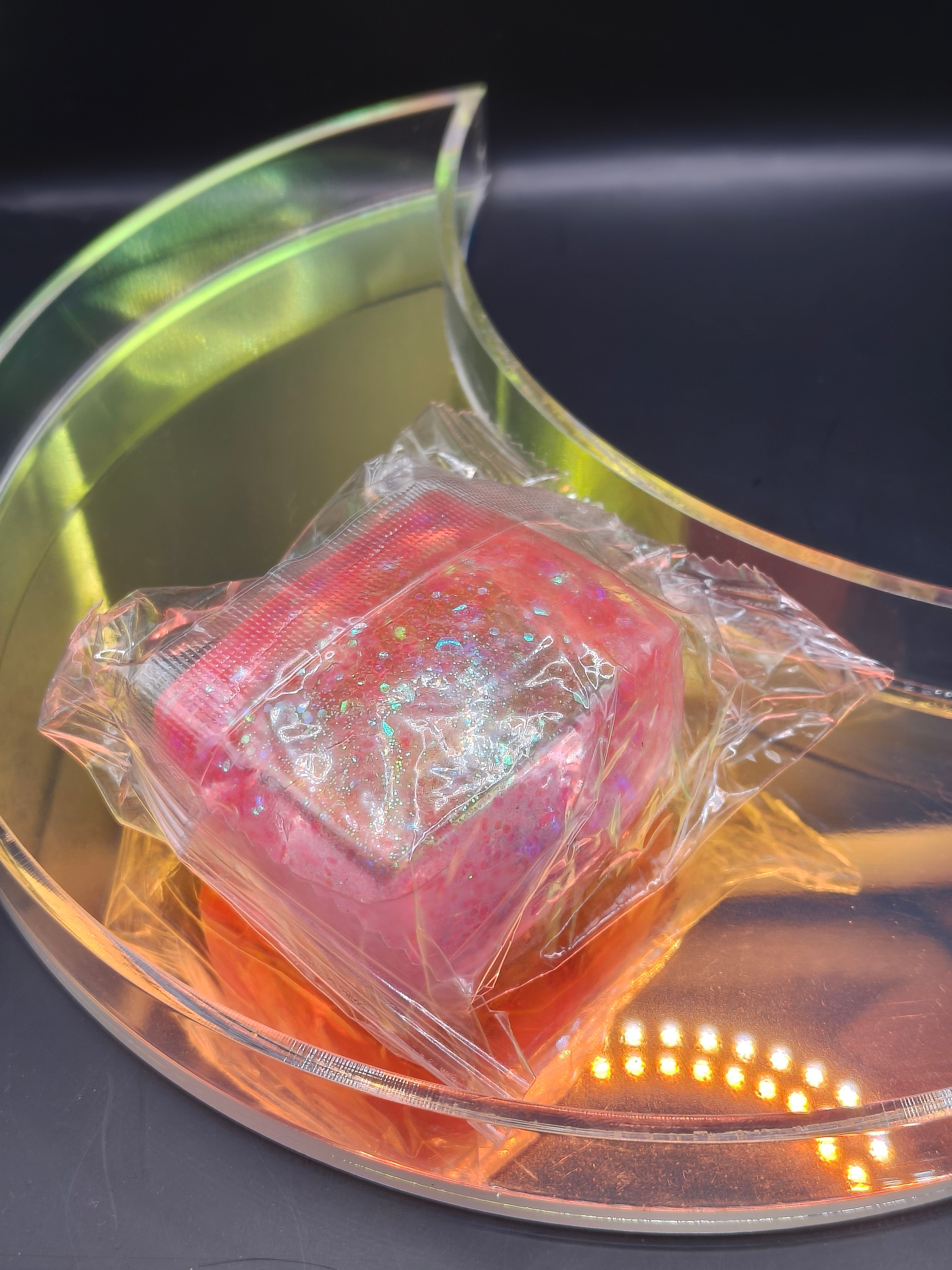 Aurora Glitter Sugar Square Squishy