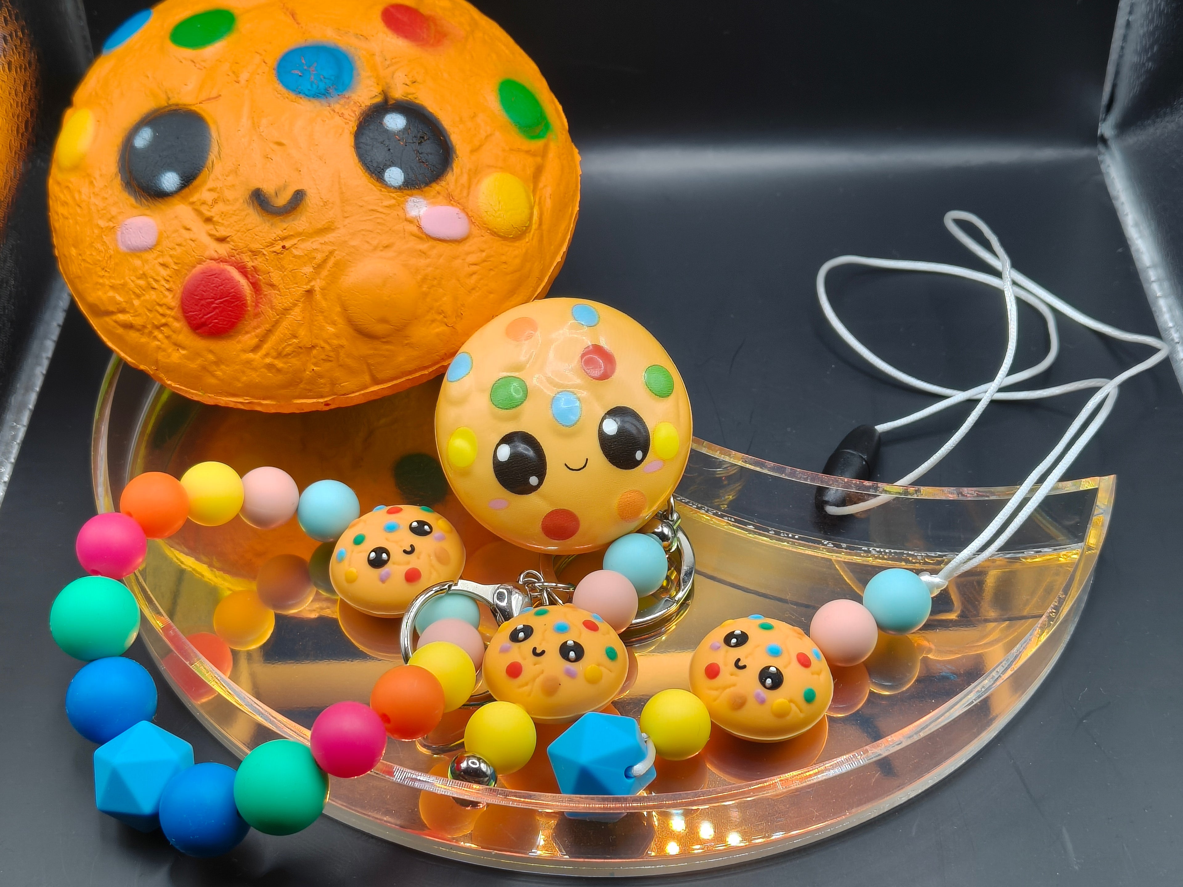 Cookie Fidget Giftset - Chewelry and Squishys