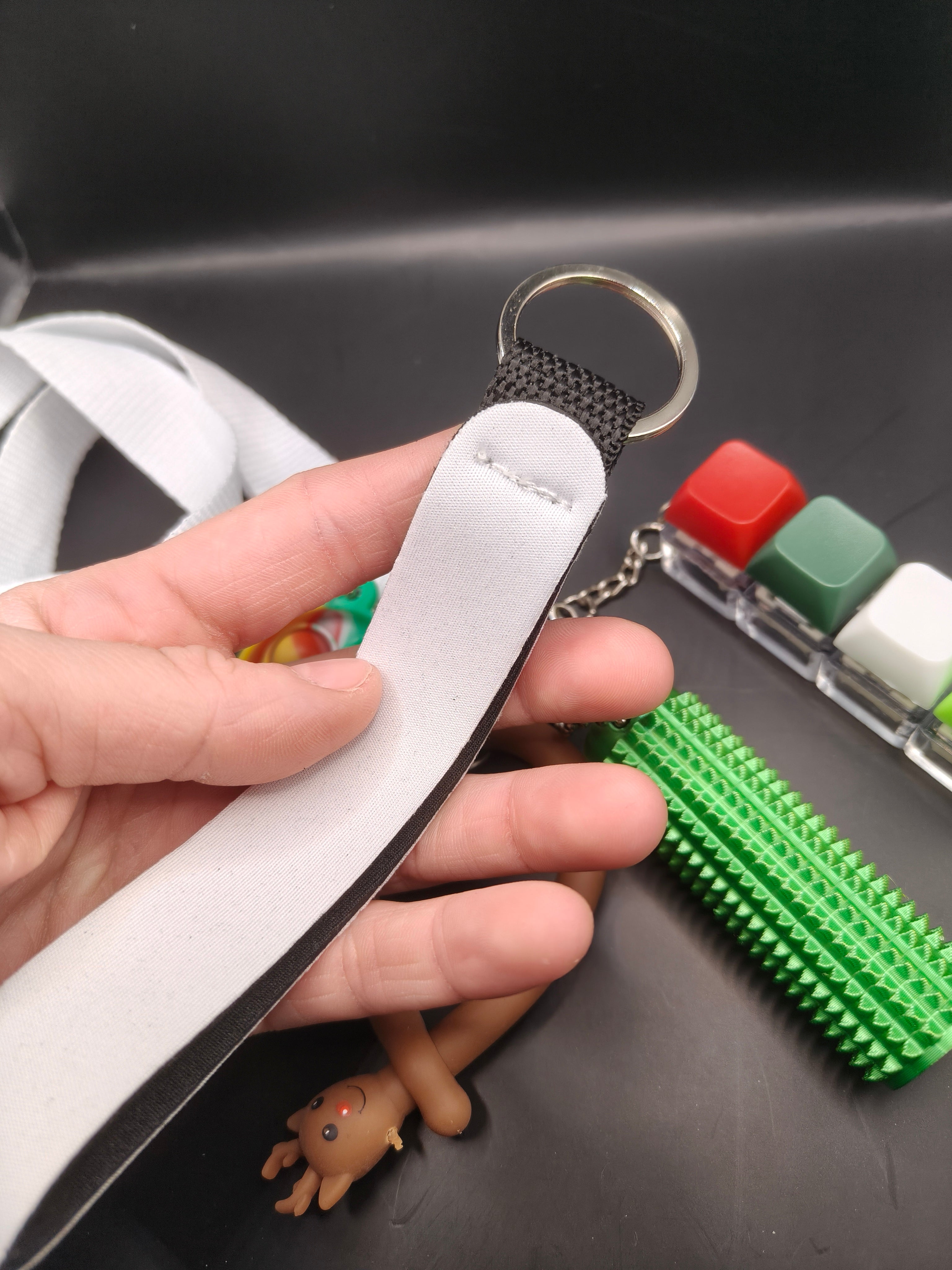 Fidget Lanyard or Wristlet - Christmas