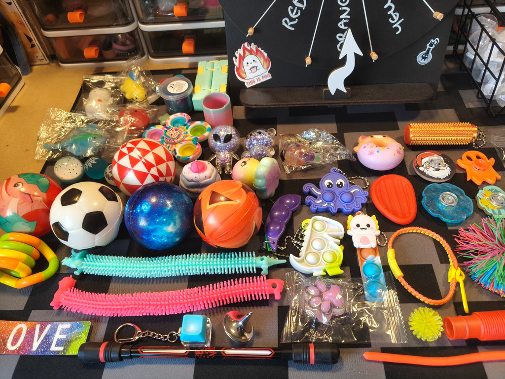 Mystery Surprise Fidget Box - Capsule ball selected - Instagram video selection - Adult/older children fidget toys