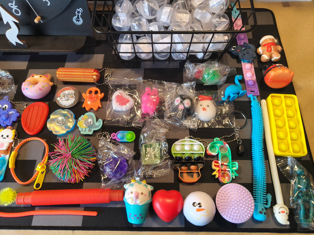 Mystery Surprise Fidget Box - Capsule ball selected - Instagram video selection - Adult/older children fidget toys