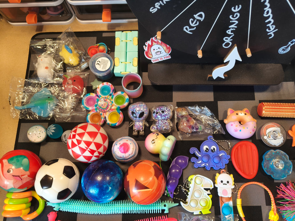 Mystery Surprise Fidget Box - Capsule ball selected - Instagram video selection - Adult/older children fidget toys