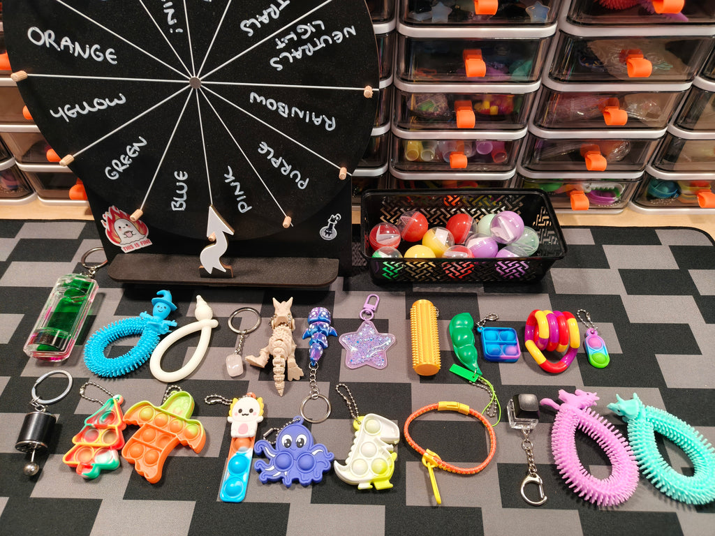 Mystery Fidget Lanyard/Wristlet - Capsule ball selected