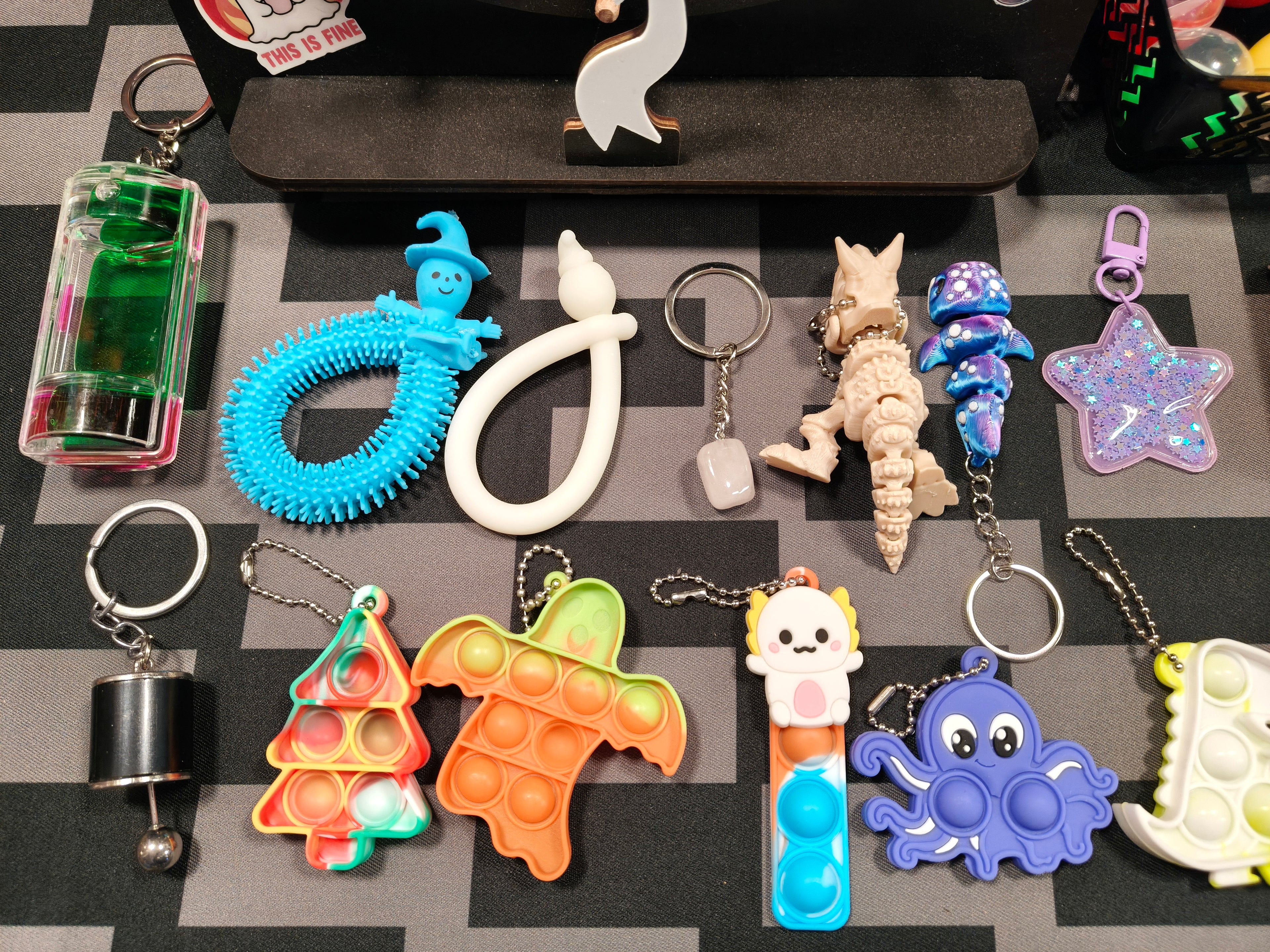 Mystery Fidget Lanyard/Wristlet - Capsule ball selected