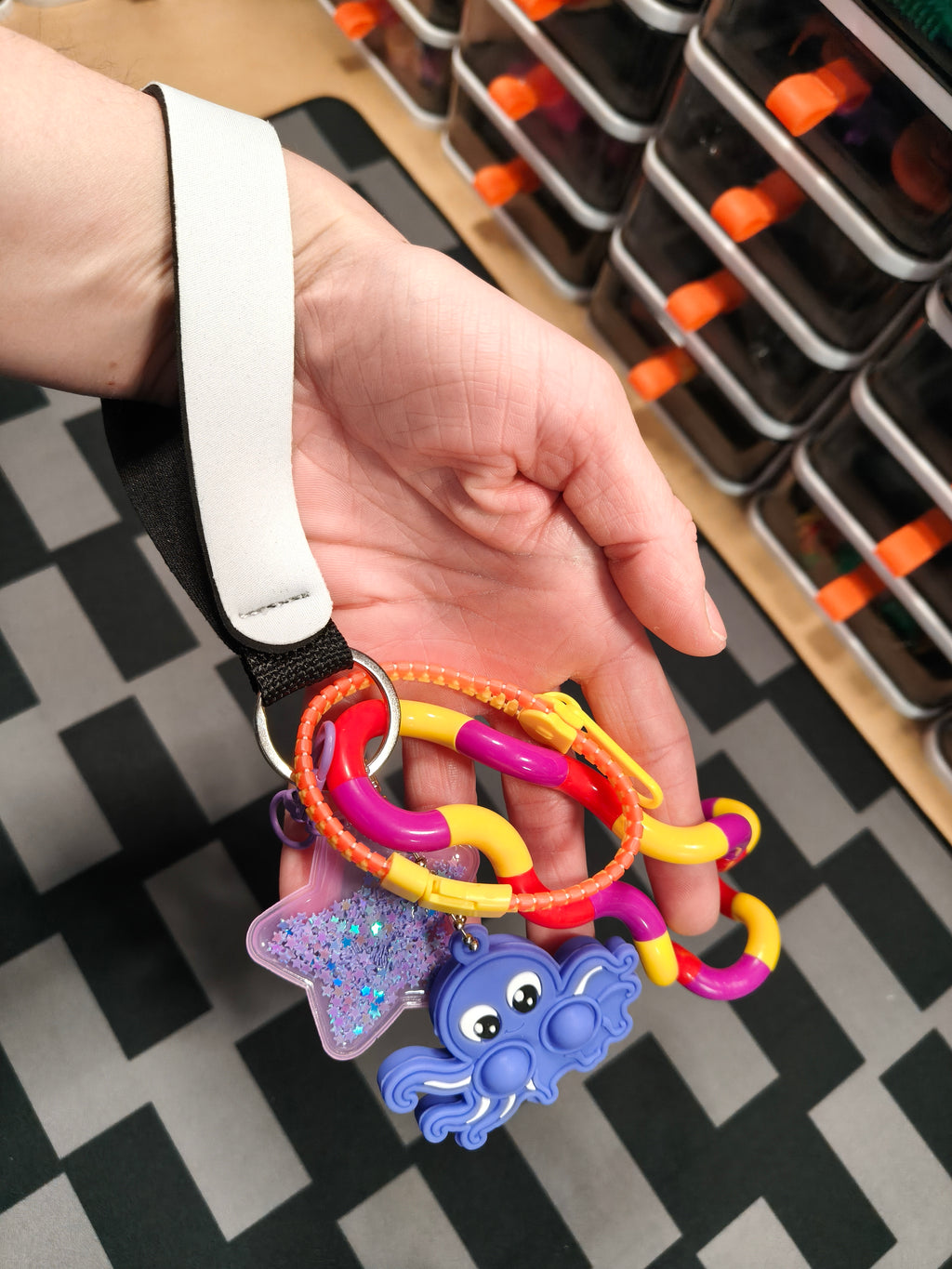 Mystery Fidget Lanyard/Wristlet - Capsule ball selected