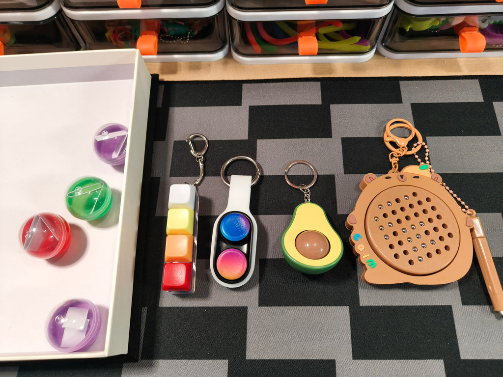 Mystery Fidget Lanyard/Wristlet - Capsule ball selected