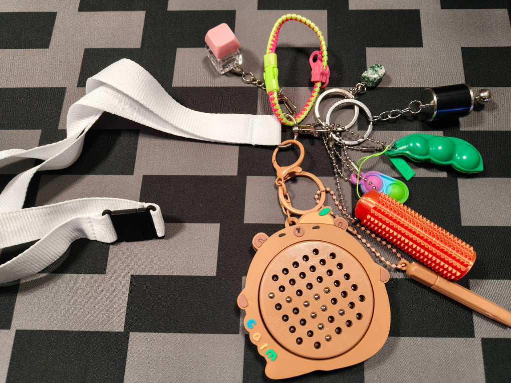 Mystery Fidget Lanyard/Wristlet - Capsule ball selected