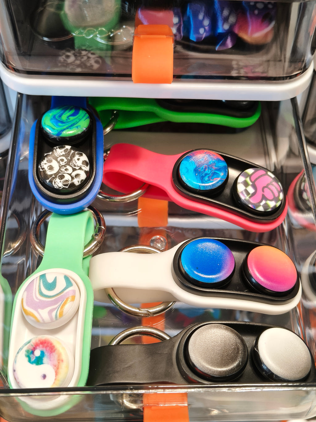 Magnetic Fidget Flip Keychain