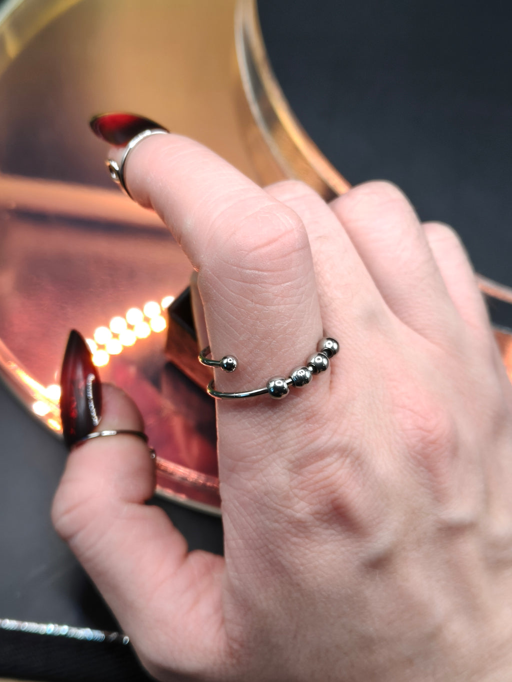 2 Piece Fidget Rings Set