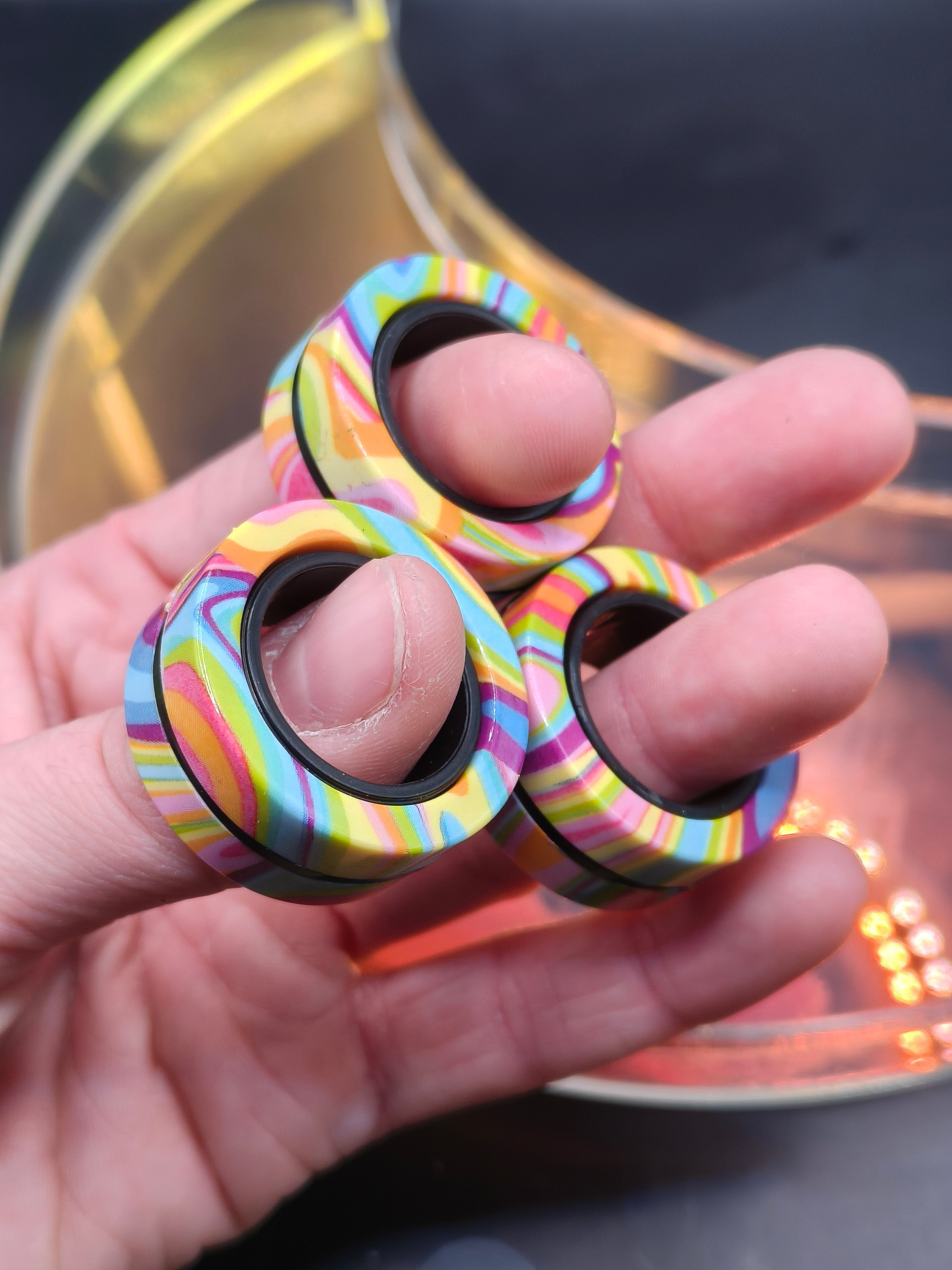 Magnetic Fidget Rings