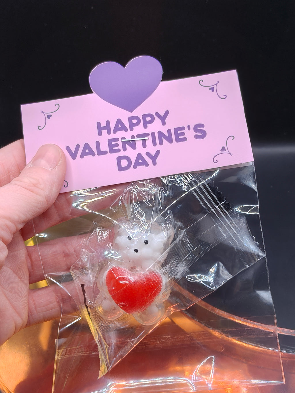 Valentine's Ball Filled Squishy