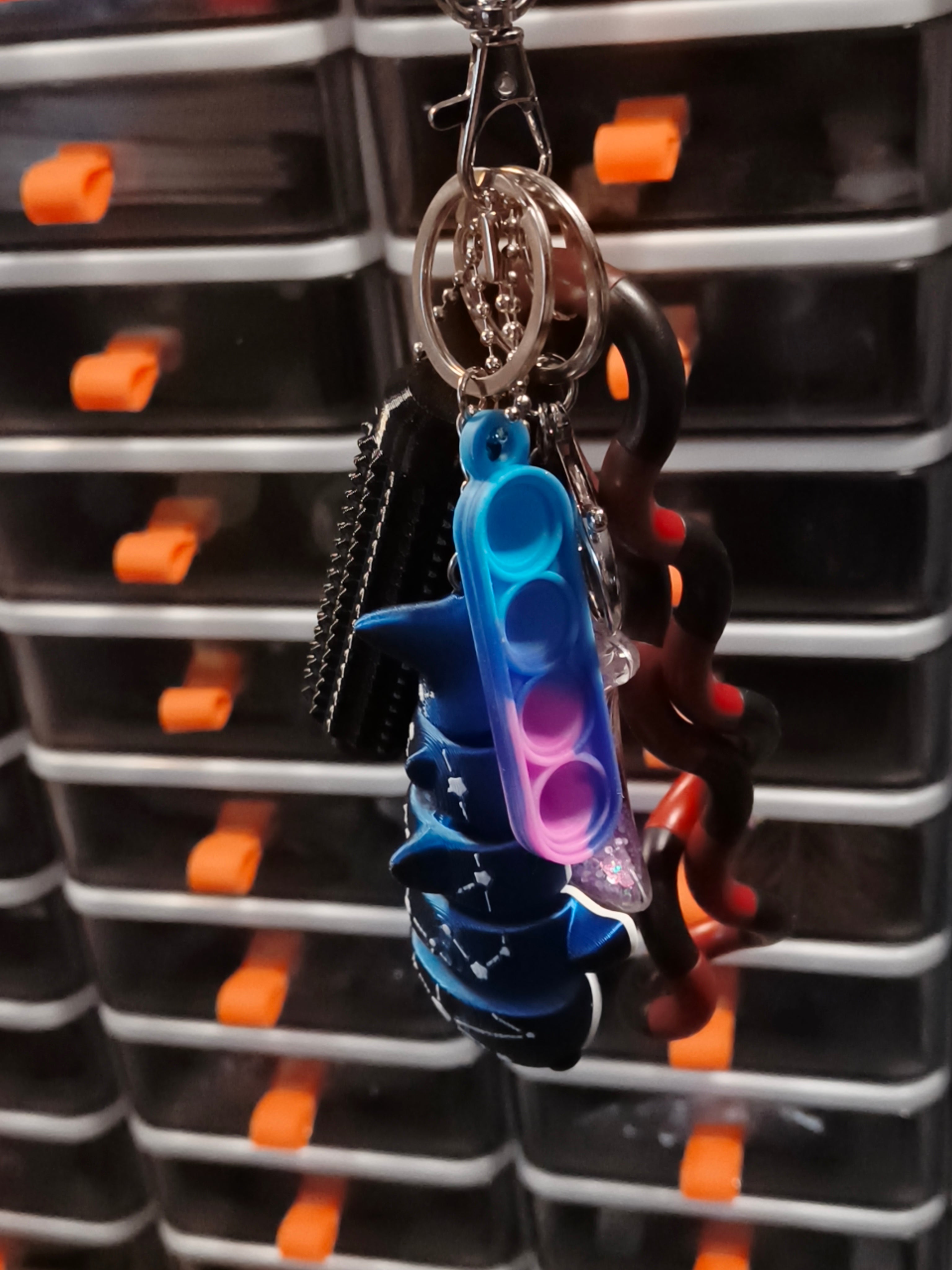 Fidget Lanyard or Wristlet - Galaxy