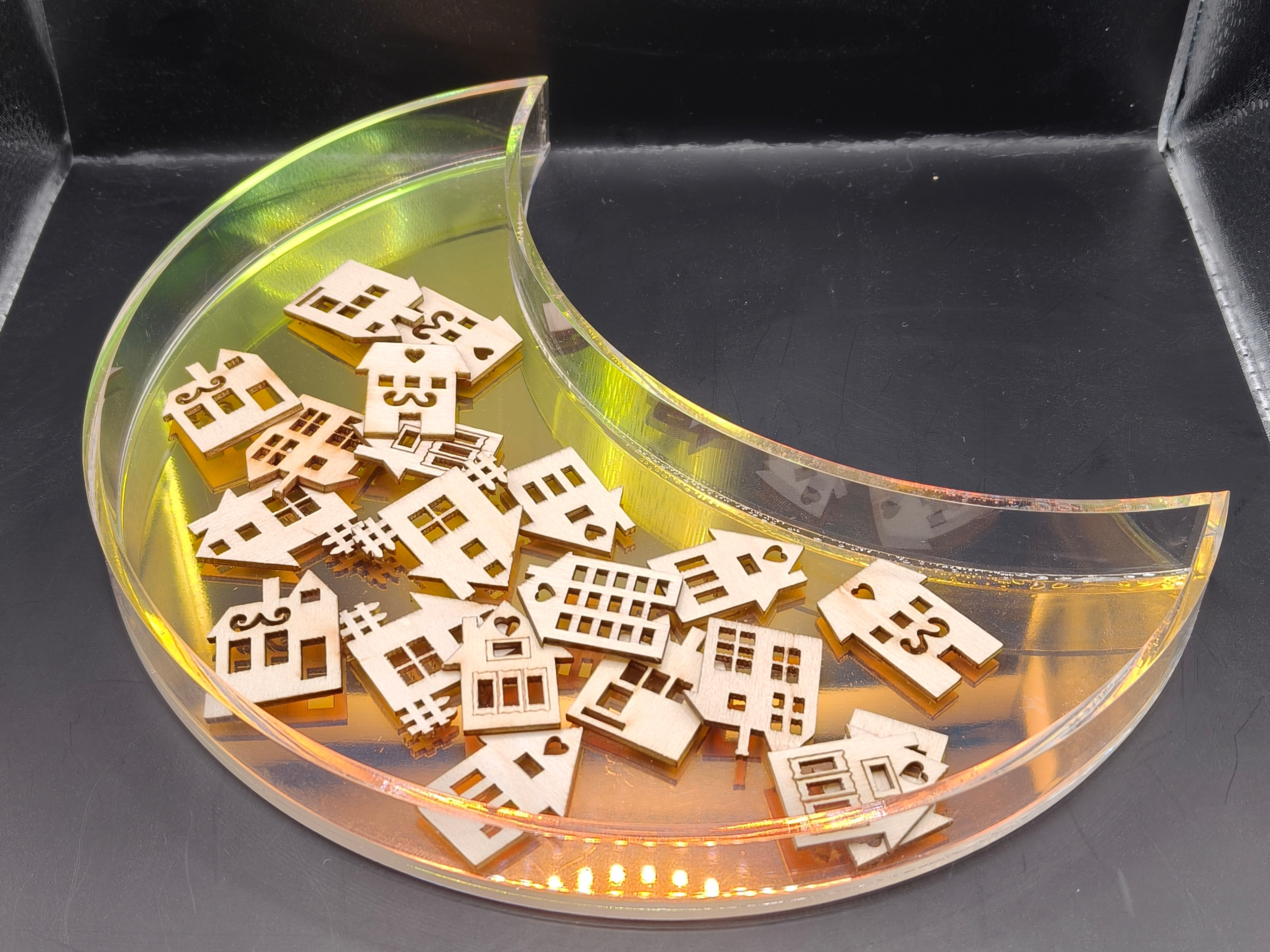 Wooden Confetti - Houses