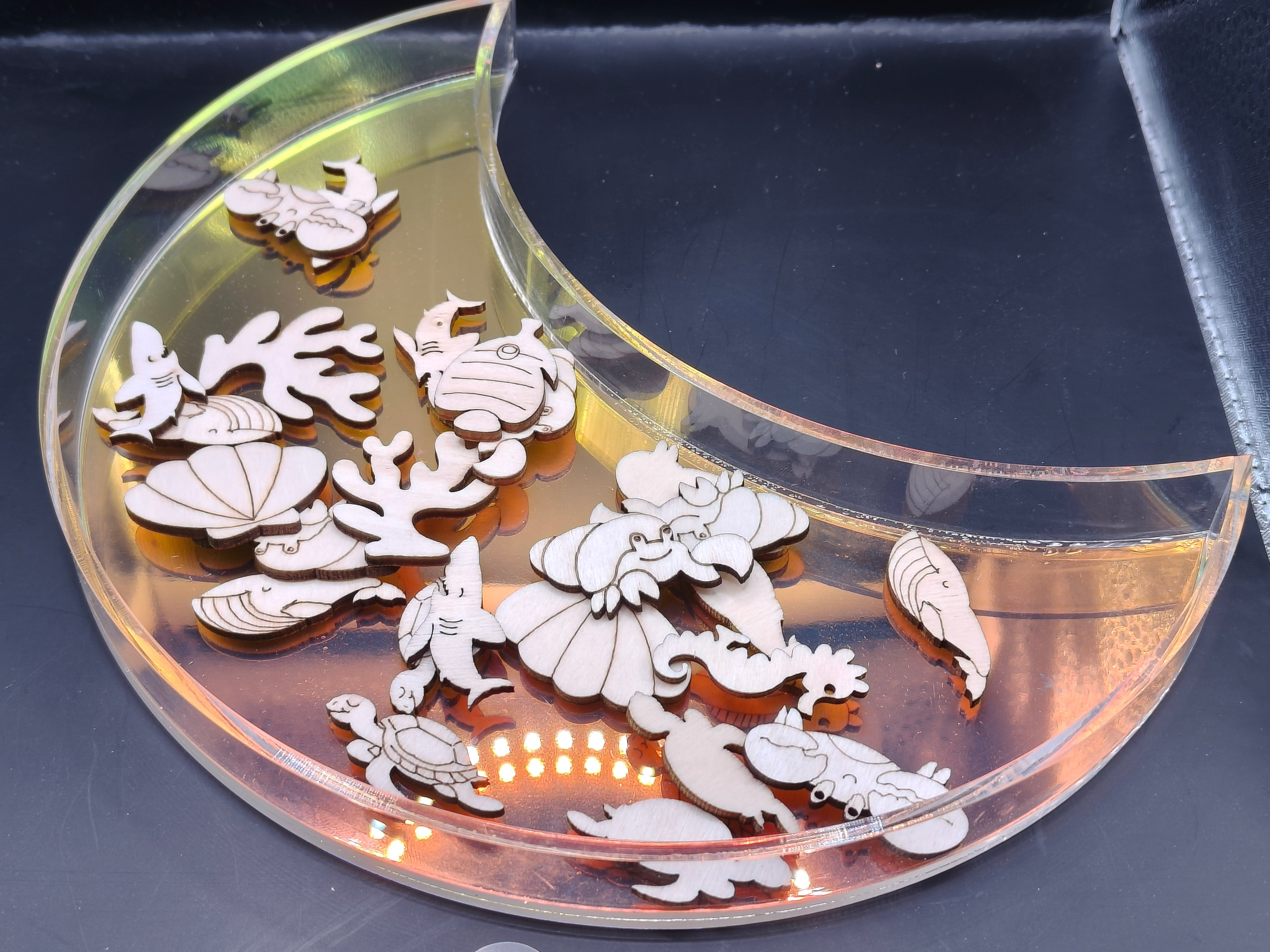 Wooden Confetti - Ocean