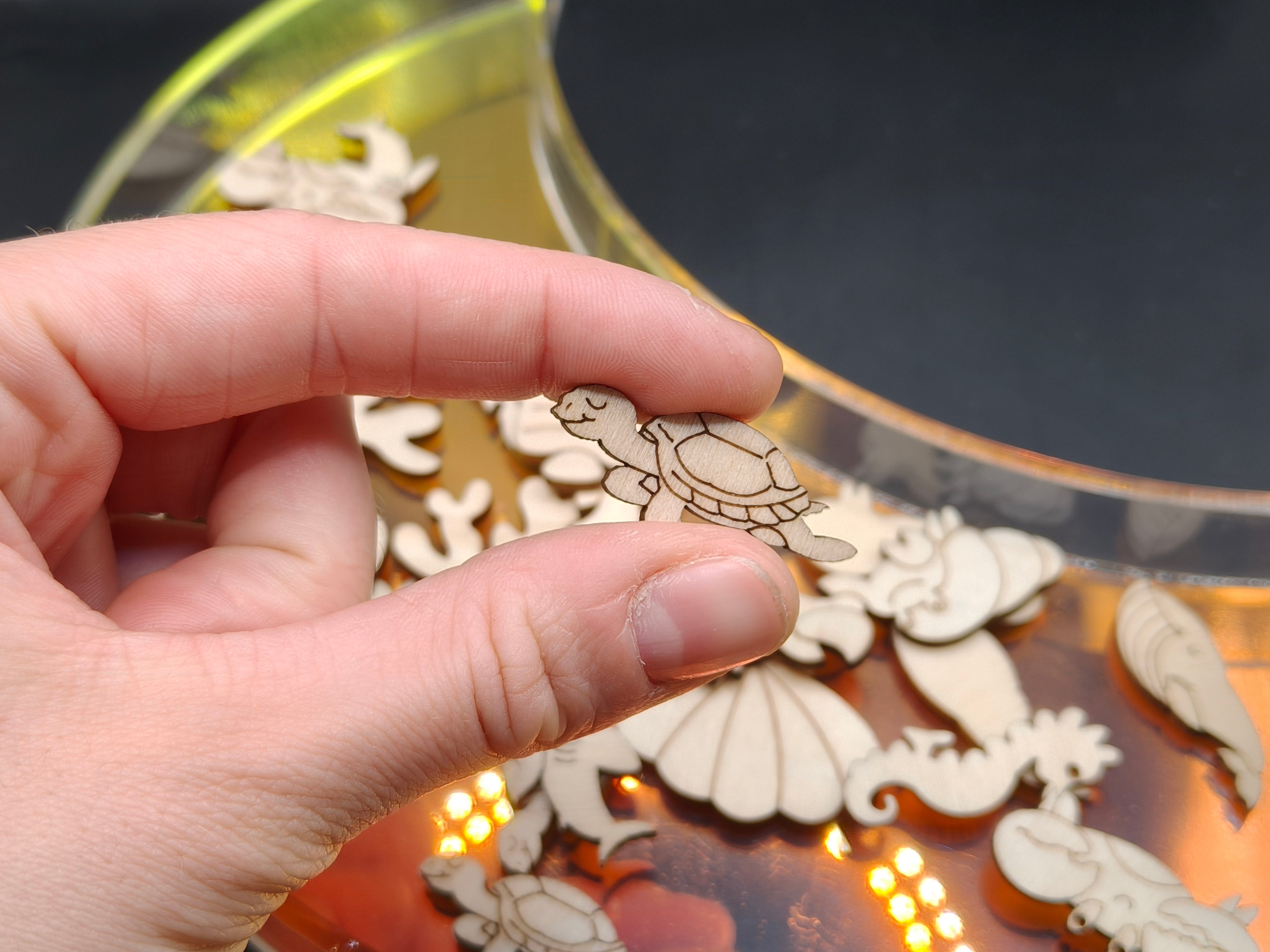 Wooden Confetti - Ocean