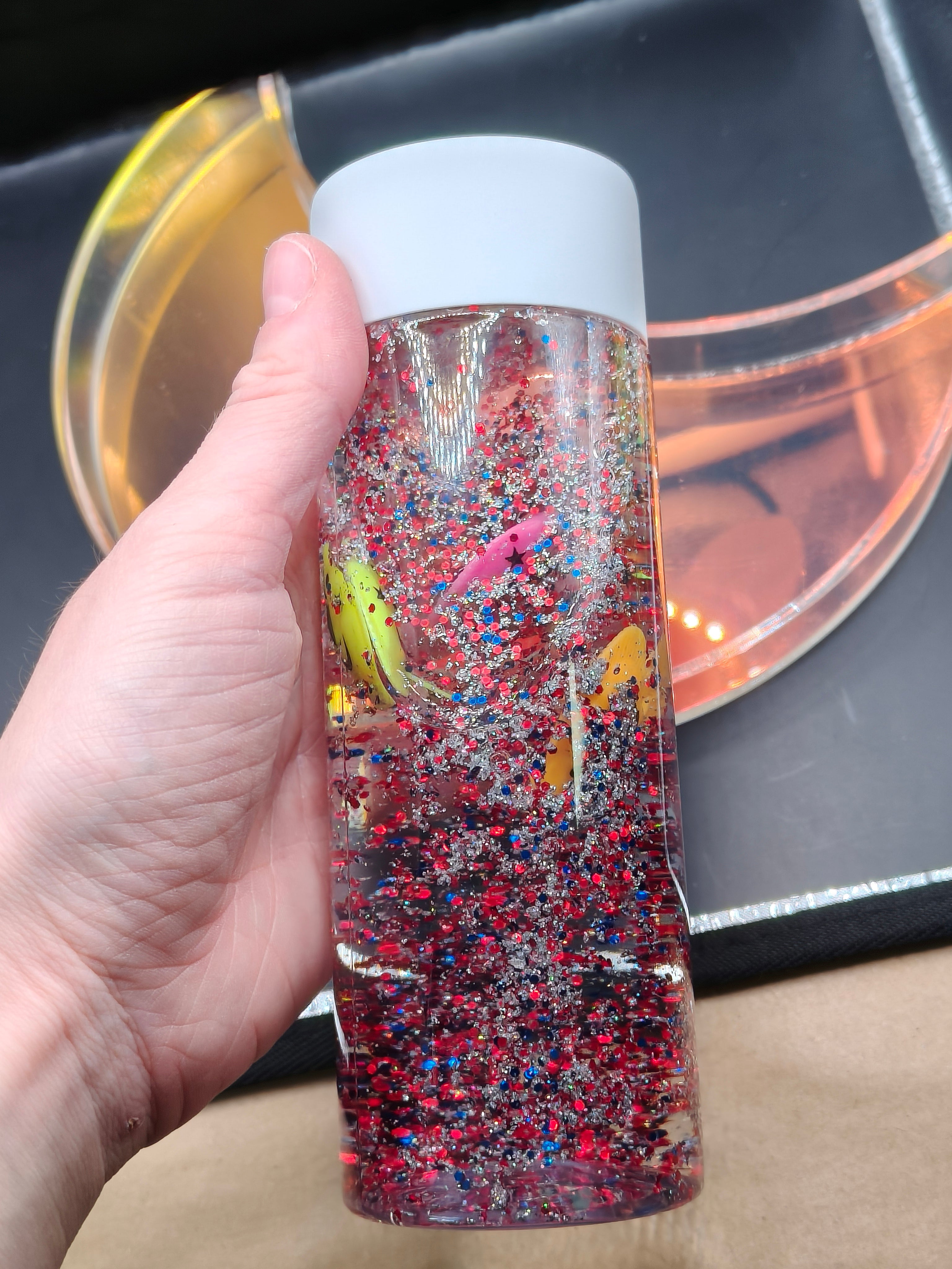 Sensory Shaker - Glittery Water