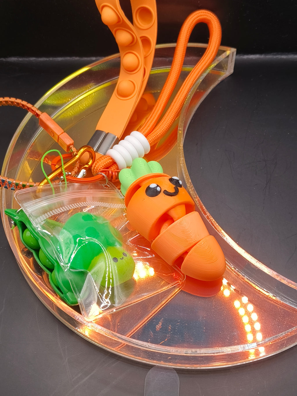Fidget Pop Wristlet - Veggies