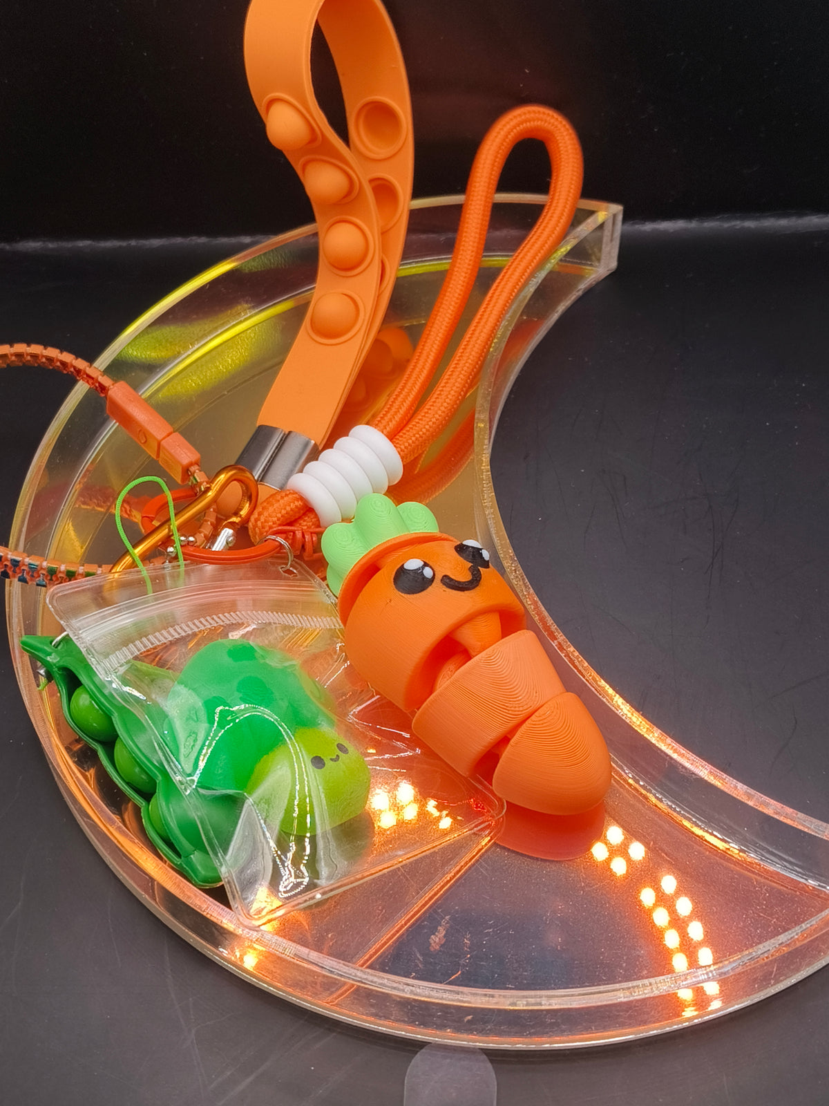 Fidget Pop Wristlet - Veggies