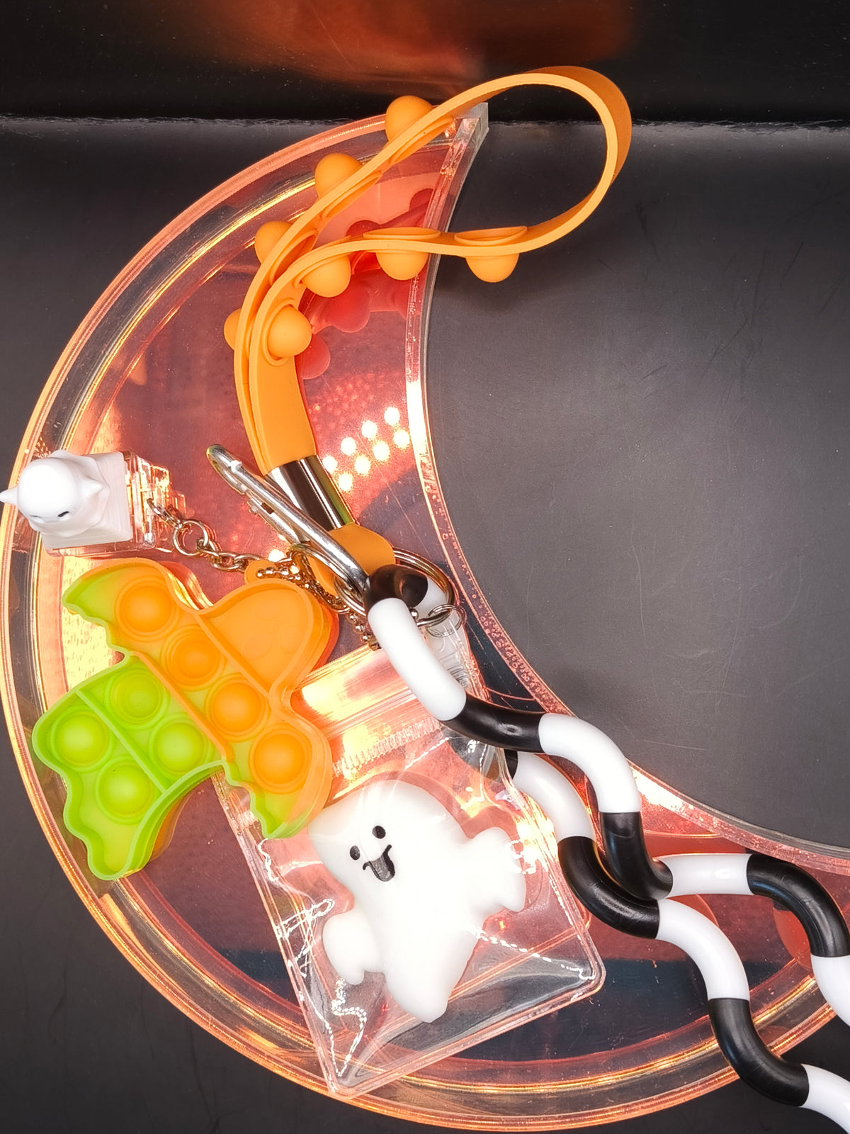 Fidget Pop Wristlet - Ghost