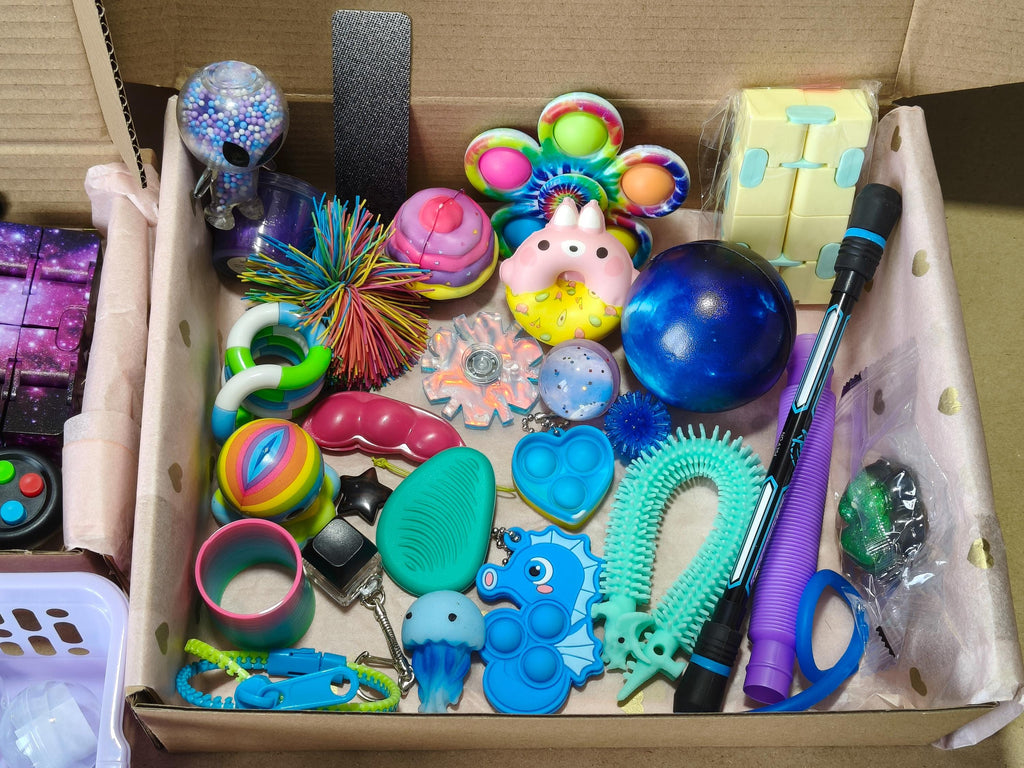 Mystery Surprise Fidget Box - Capsule ball selected - Instagram video selection - Adult/older children fidget toys