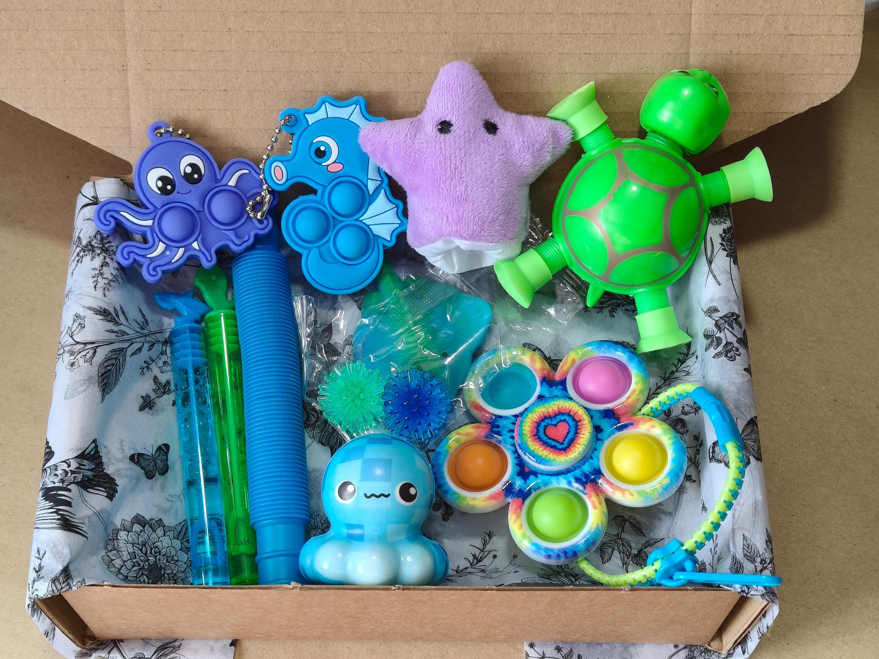 Fidget Box - Ocean theme - Adult/Kids sensory fidget toys activity box